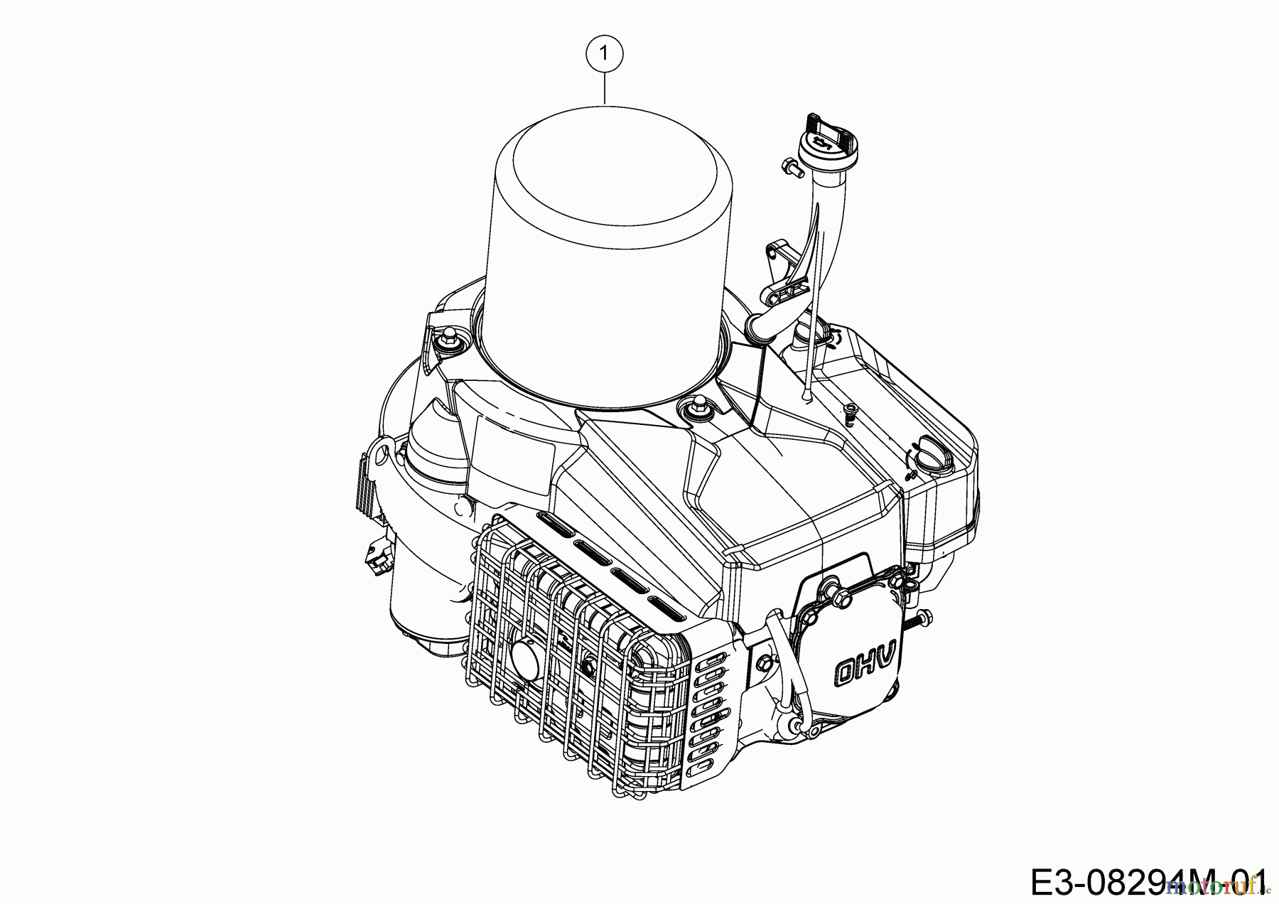  MTD Rasentraktoren Minirider 76 RDE 13B726SD600 (2023) Motor