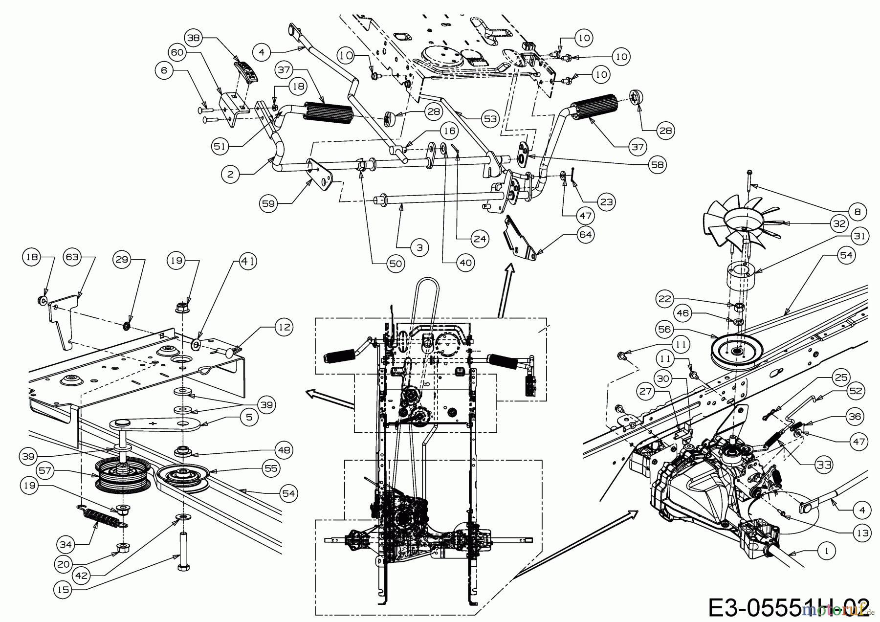  Cub Cadet Rasentraktoren LT2 NR92 13I271DE603  (2019) Hydrostat, Keilriemen, Pedale