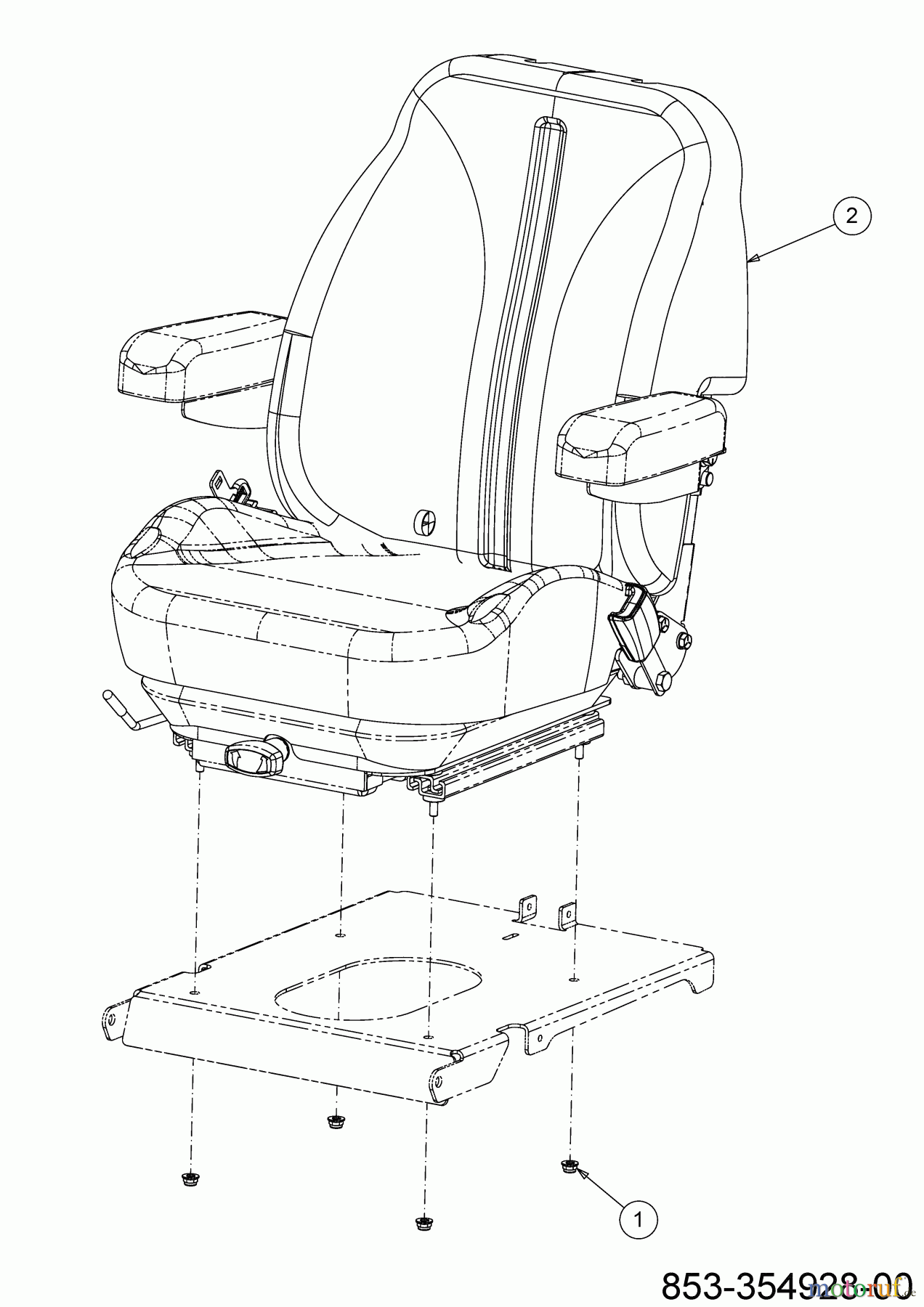  Cub Cadet Zero Turn XZ8 S137I ULTIMA 47ATCAB7603 (2023) Sitz