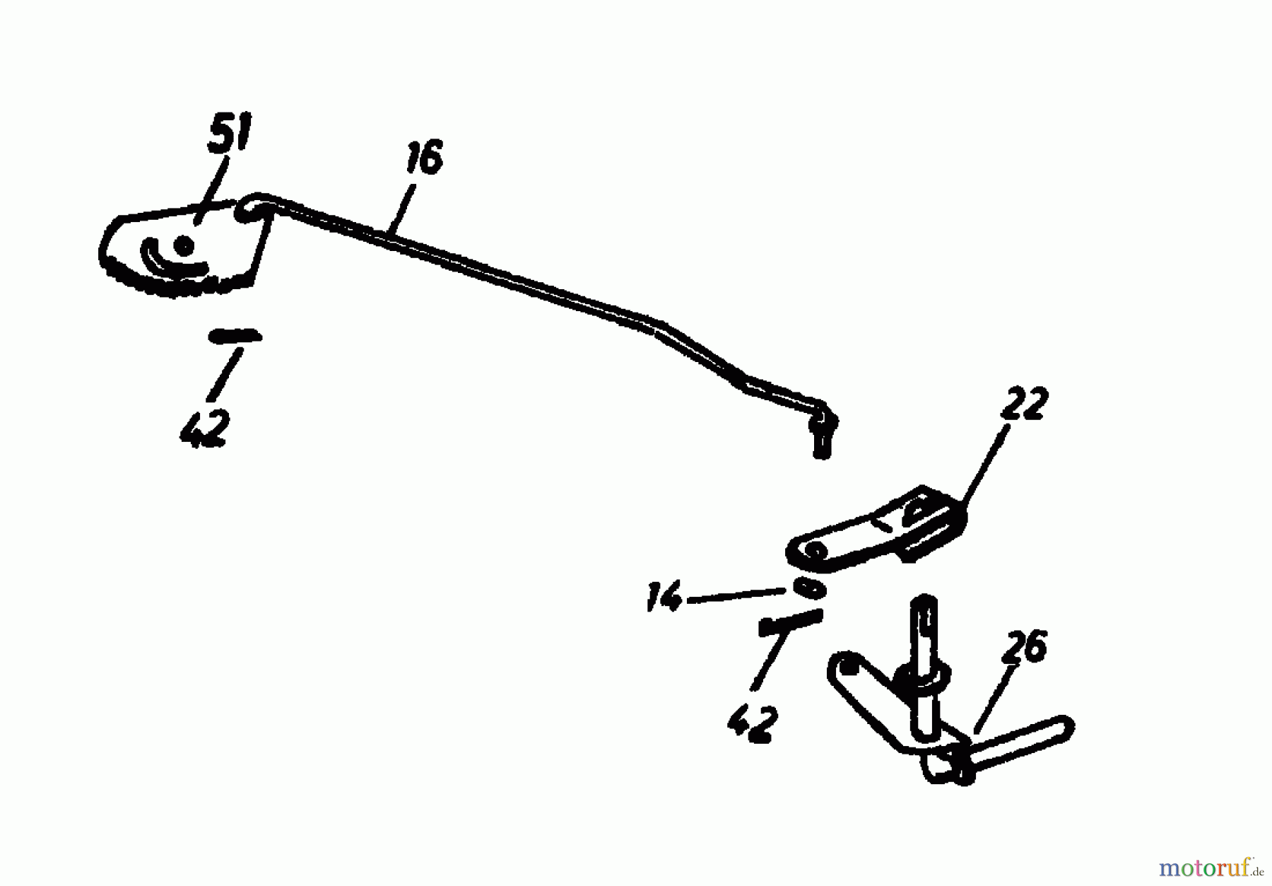 Super Rasentraktoren Super 111 136-6981 (1986) Lenksegment