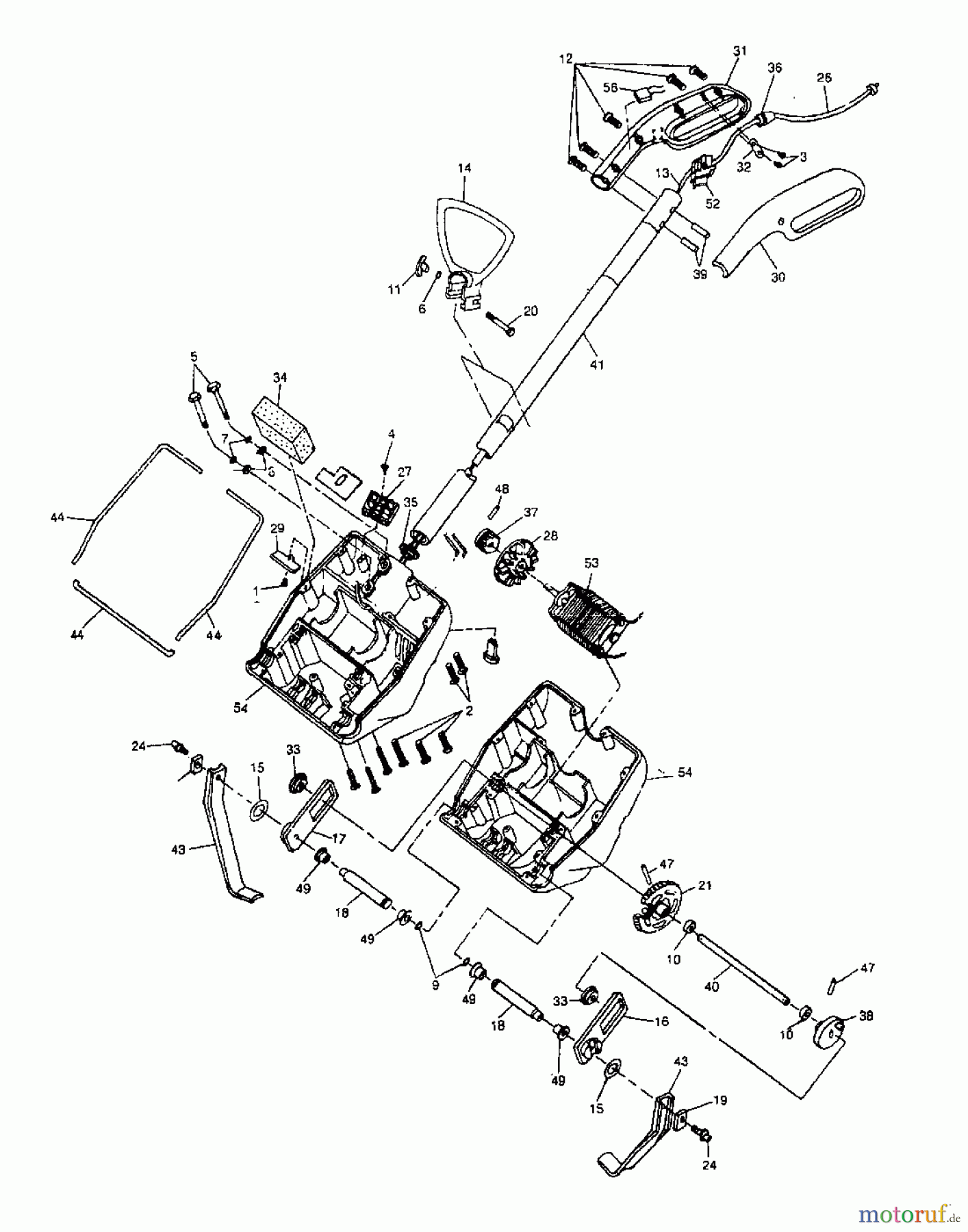  Green Machine Motorsensen Bio-Pendelhacke G 0700 EX  (1988) Grundgerät