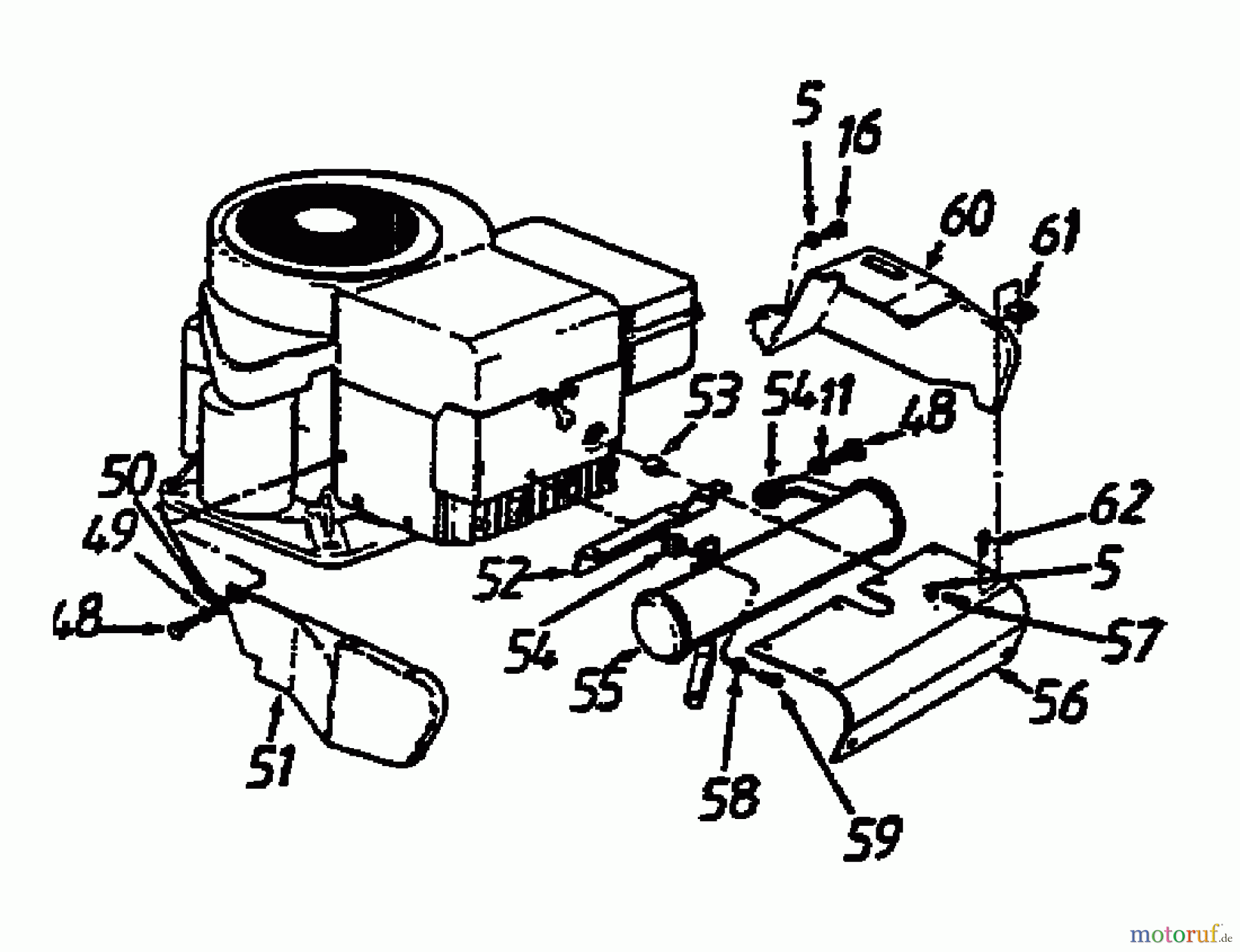  Raiffeisen Rasentraktoren 112 ESL 132-650F628  (1992) Motorzubehör
