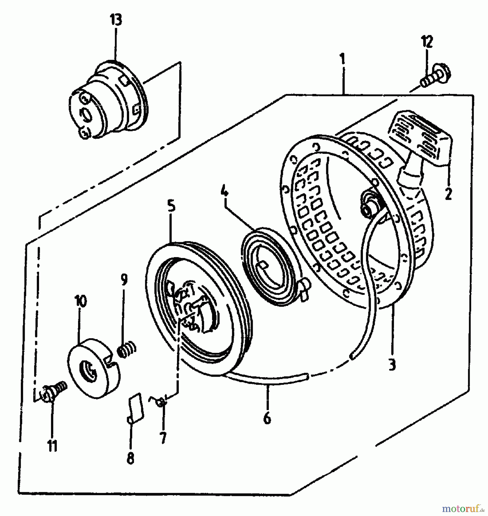  Gutbrod Motorhacken MB 62-52 KA 07518.03  (1994) Reversierstarter