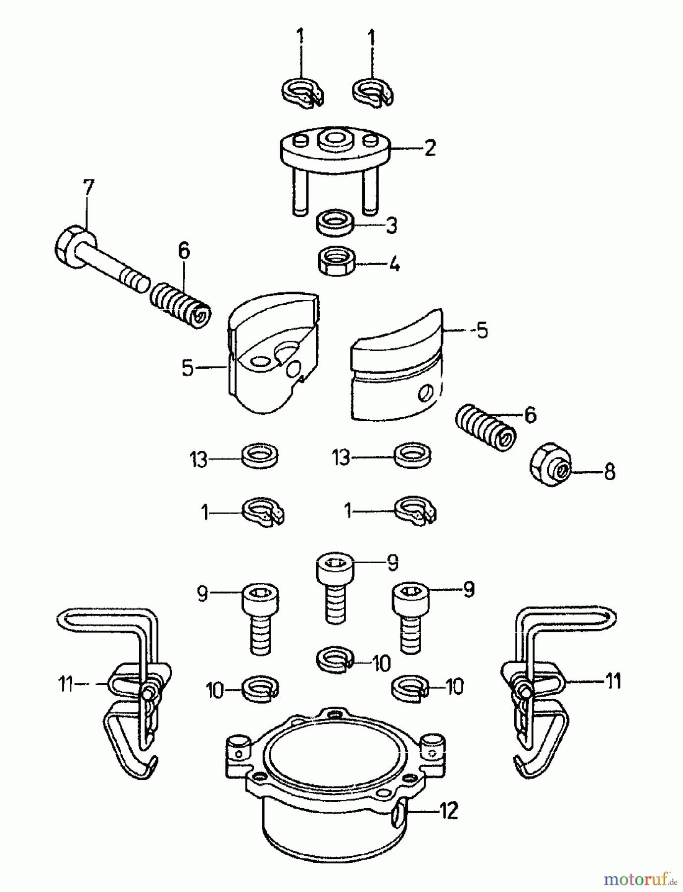  Gutbrod Balkenmäher BM 100-2/G 07508.06  (1995) Kupplung