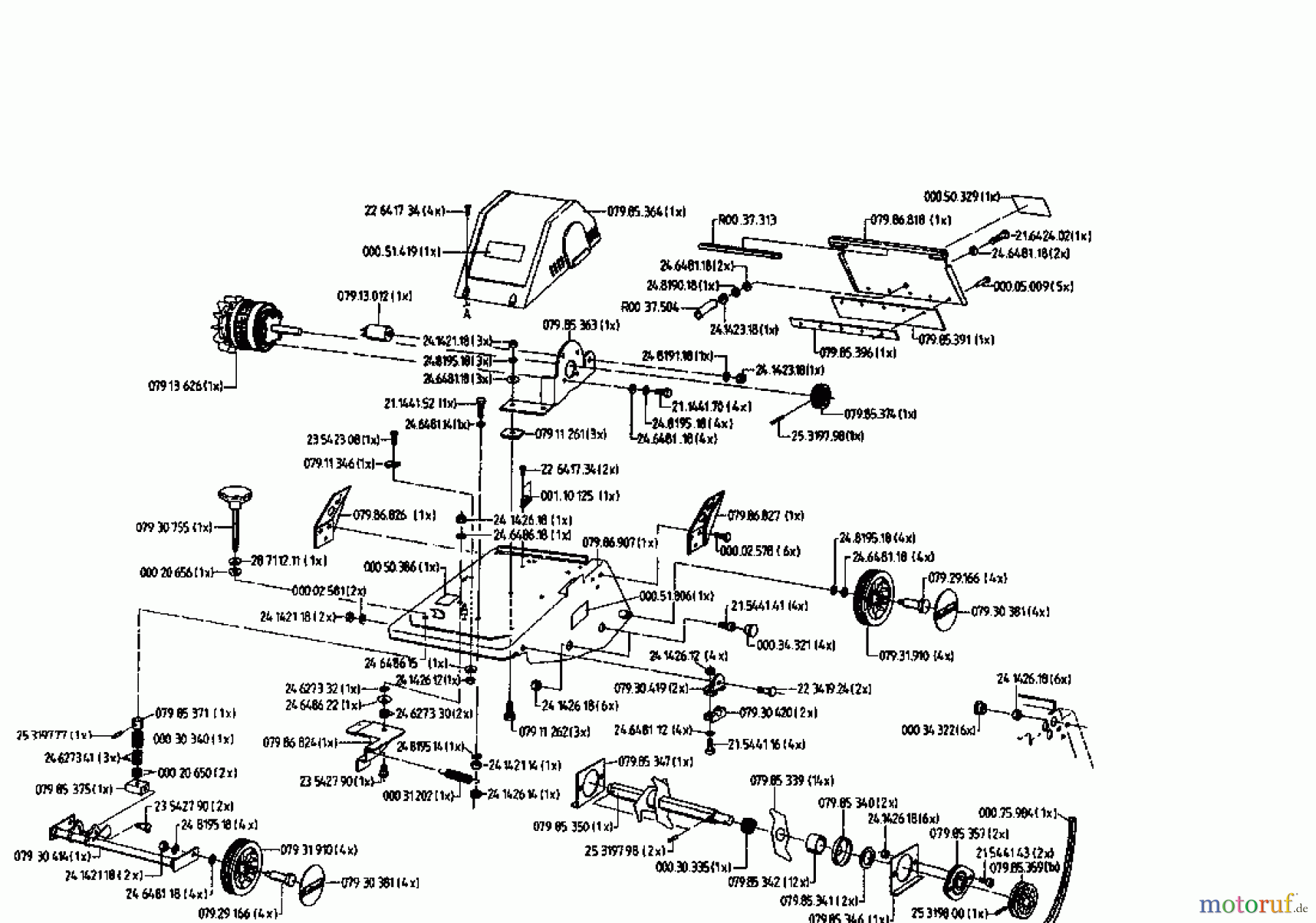  Gutbrod Elektrovertikutierer VE 38 07519.01  (1995) Grundgerät