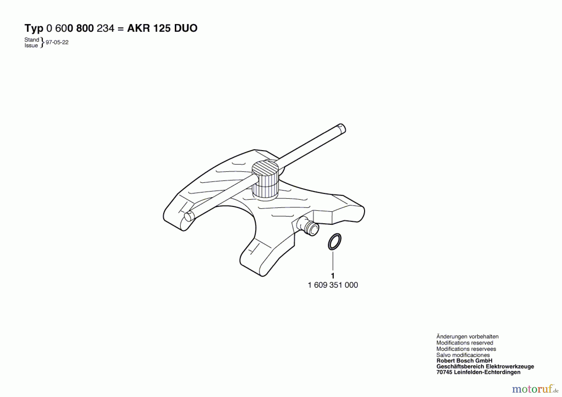  Bosch Wassertechnik Kreisregner AKR 125 DUO Seite 1