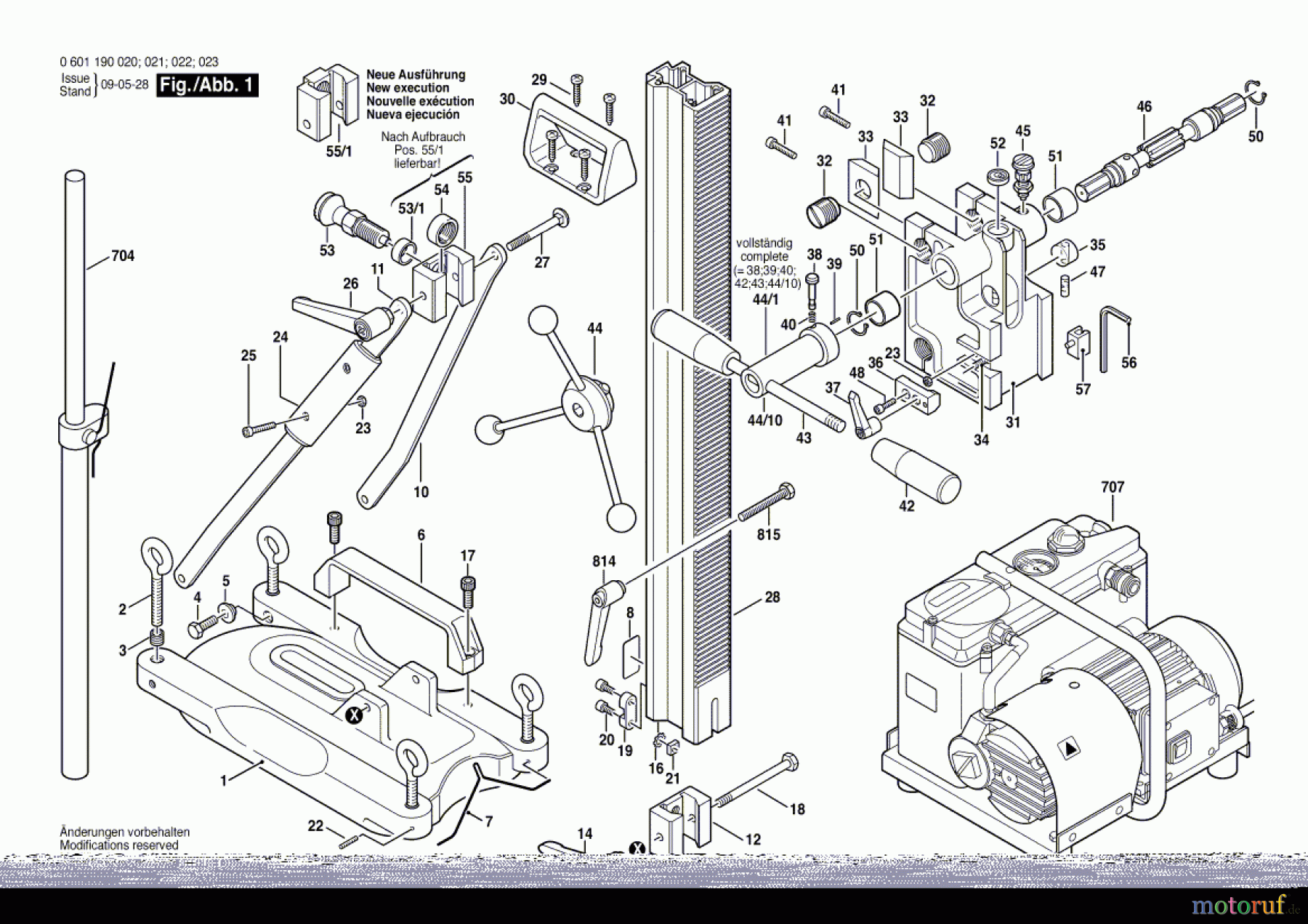  Bosch Werkzeug Bohrständer S 500 Seite 1