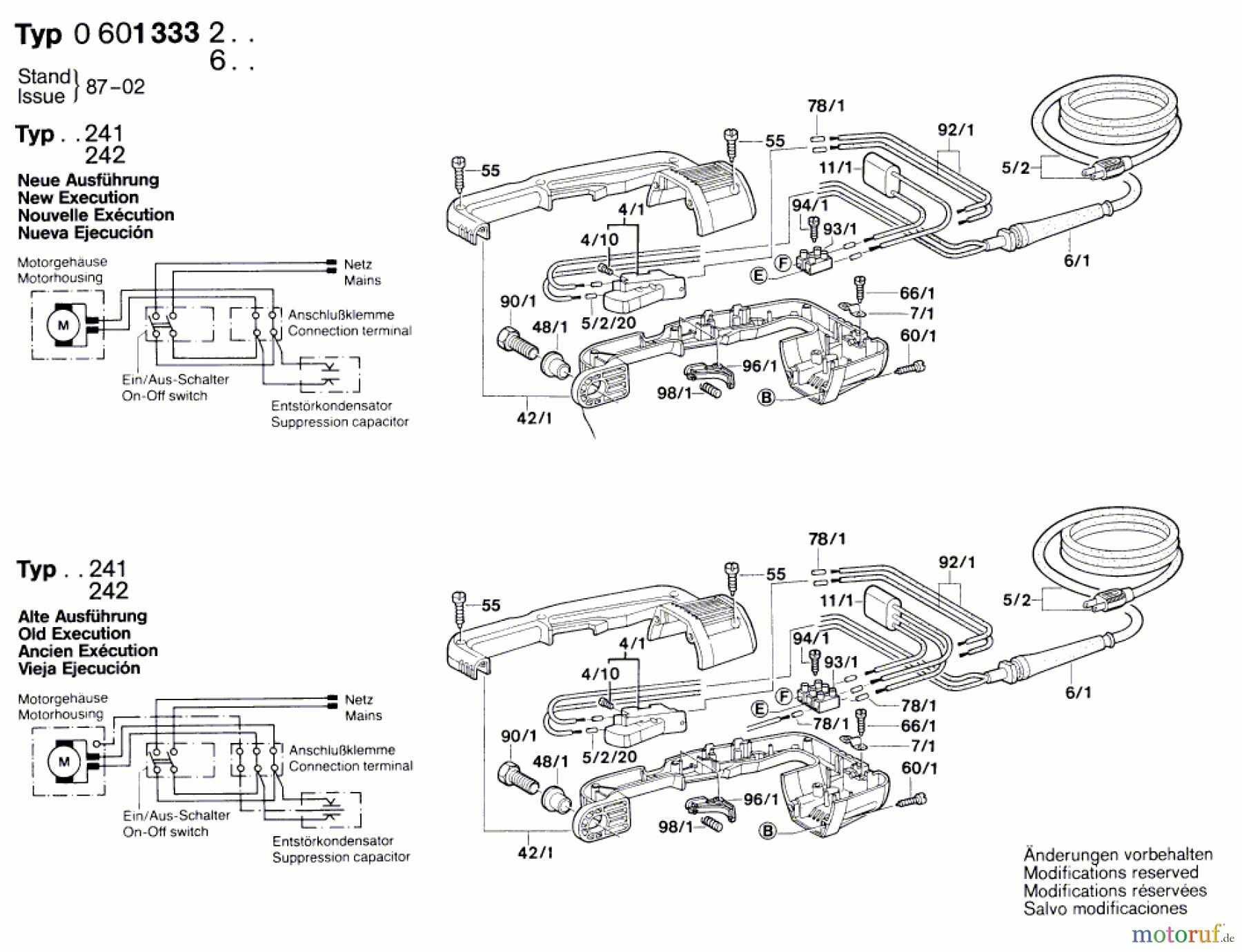  Bosch Werkzeug Winkelschleifer ---- Seite 4