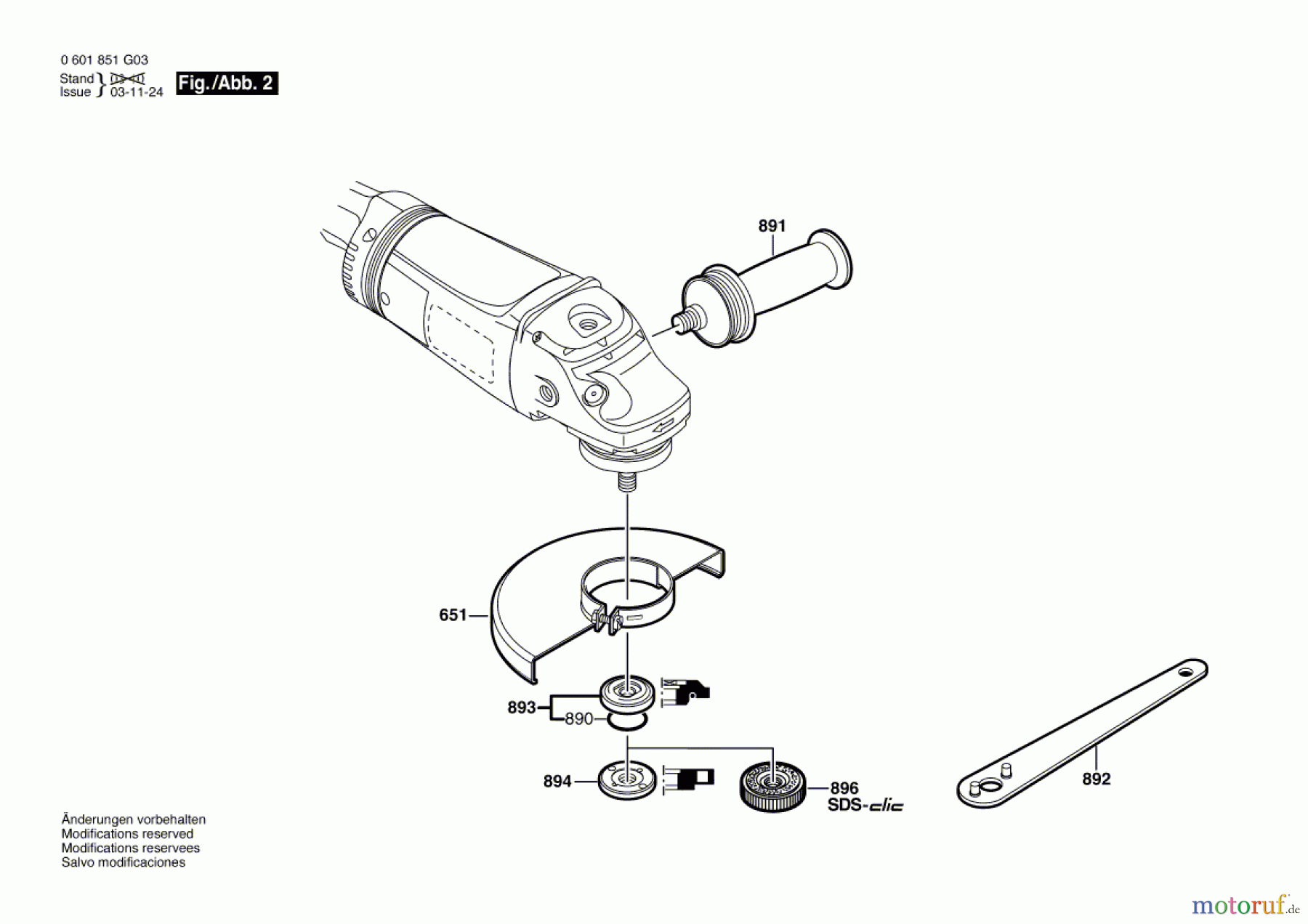  Bosch Werkzeug Winkelschleifer GWS 21-230 JHV Seite 2