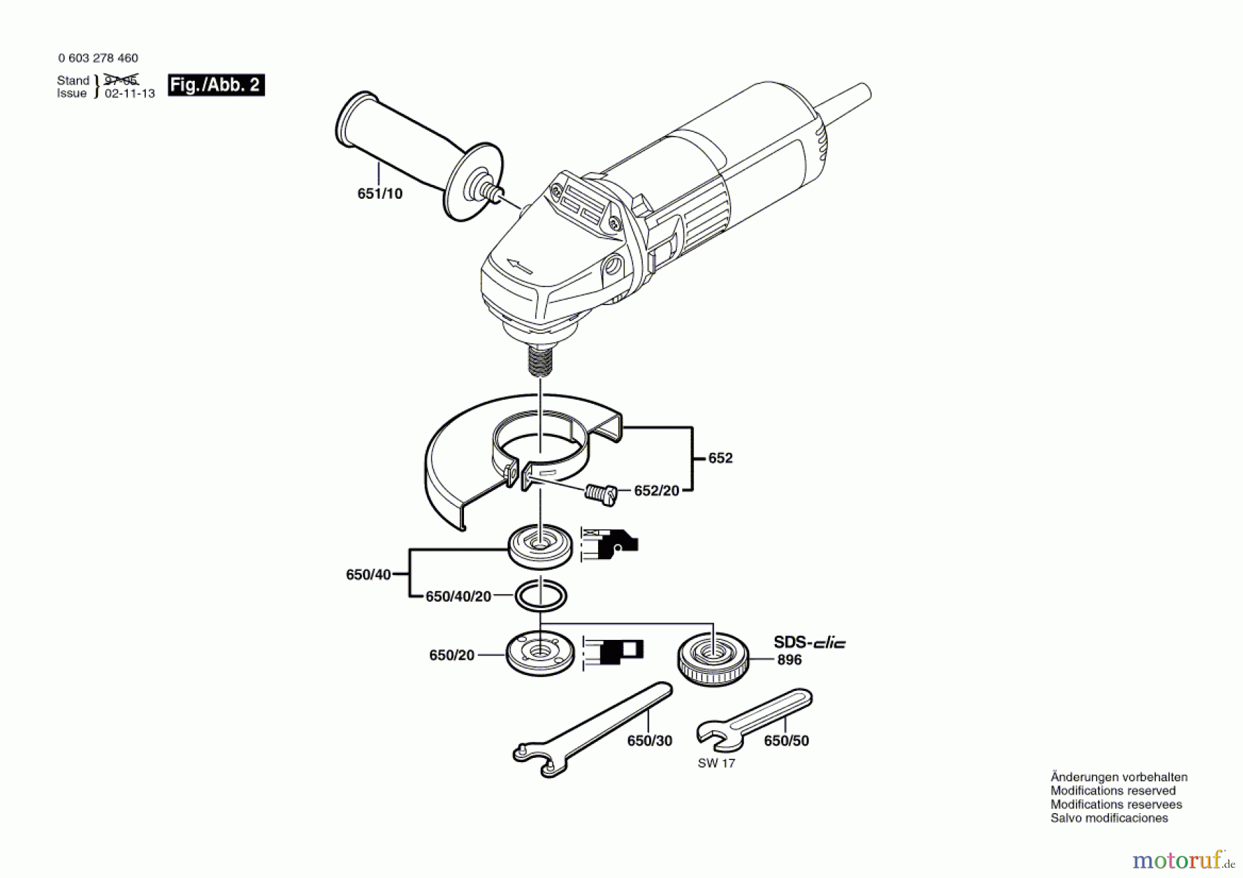  Bosch Werkzeug Winkelschleifer PWS 550 Seite 2