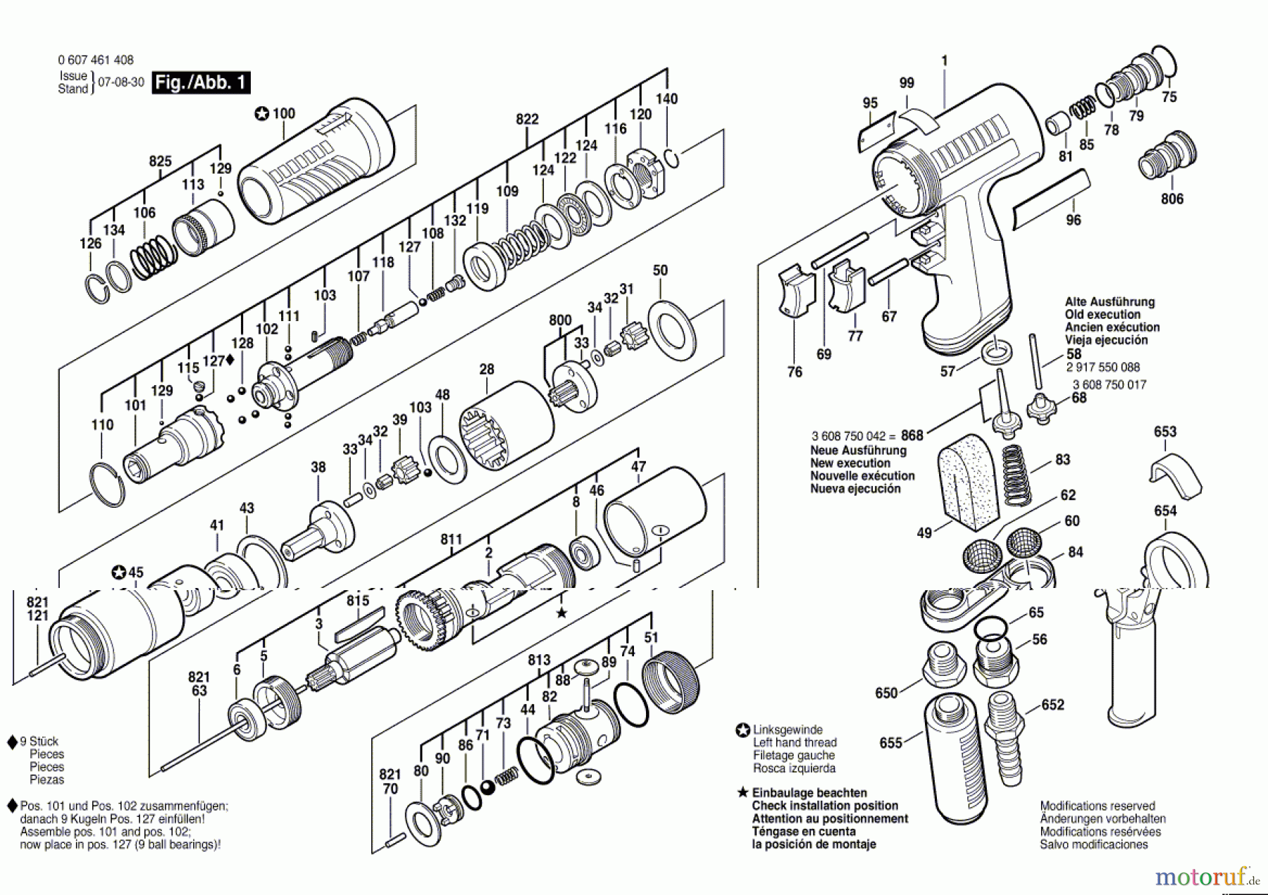  Bosch Werkzeug Pw-Schrauber-Ind 400 WATT-SERIE Seite 1
