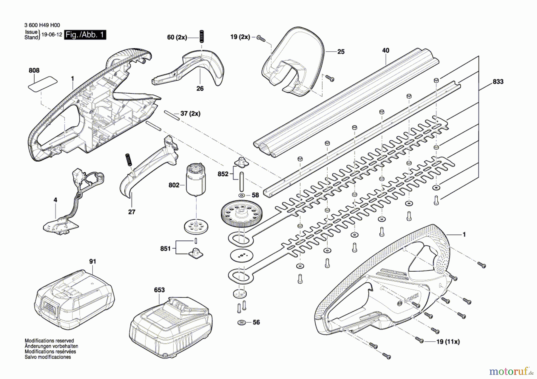  Bosch Gartengeräte Heckenschere EasyHedgeCut 18-45 Seite 1