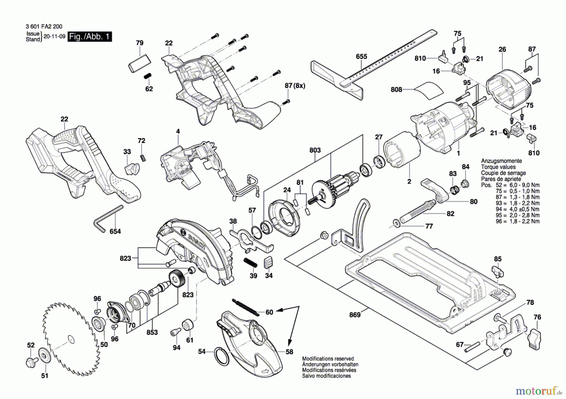  Bosch Akku Werkzeug Akku-Kreissäge GKS 18V-57 Seite 1