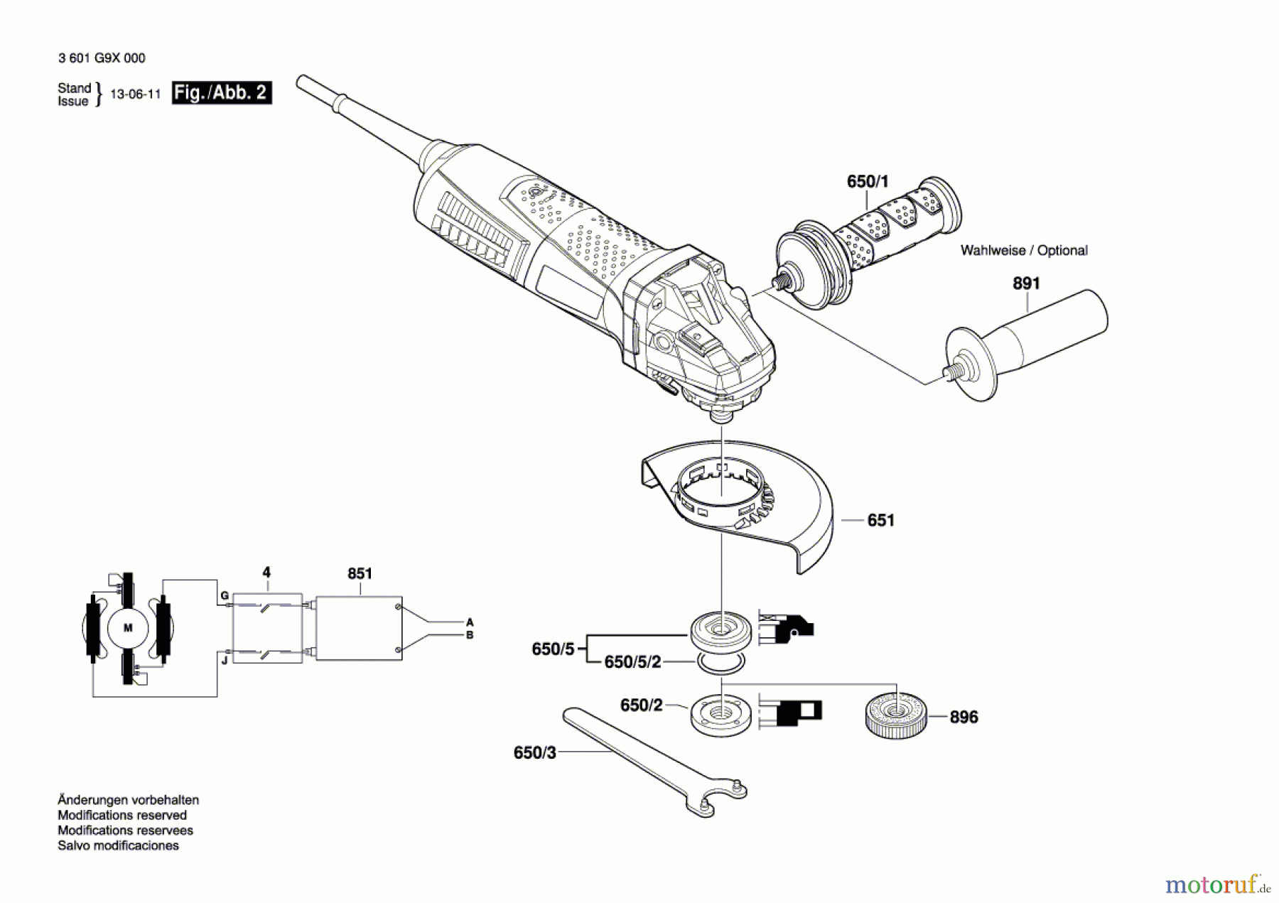  Bosch Werkzeug Winkelschleifer GWS 15-125 Inox Seite 2