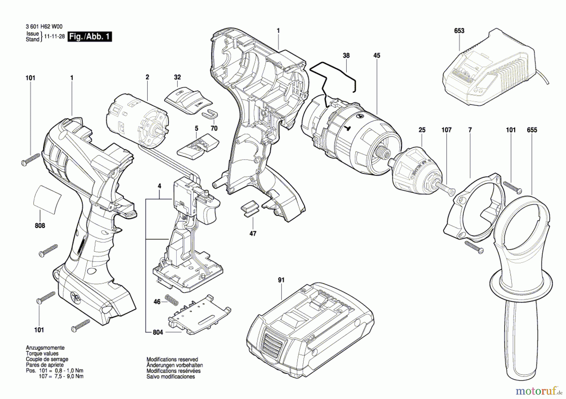  Bosch Akku Werkzeug Akku-Schlagbohrschrauber BS 18-A POWER COMBI Seite 1
