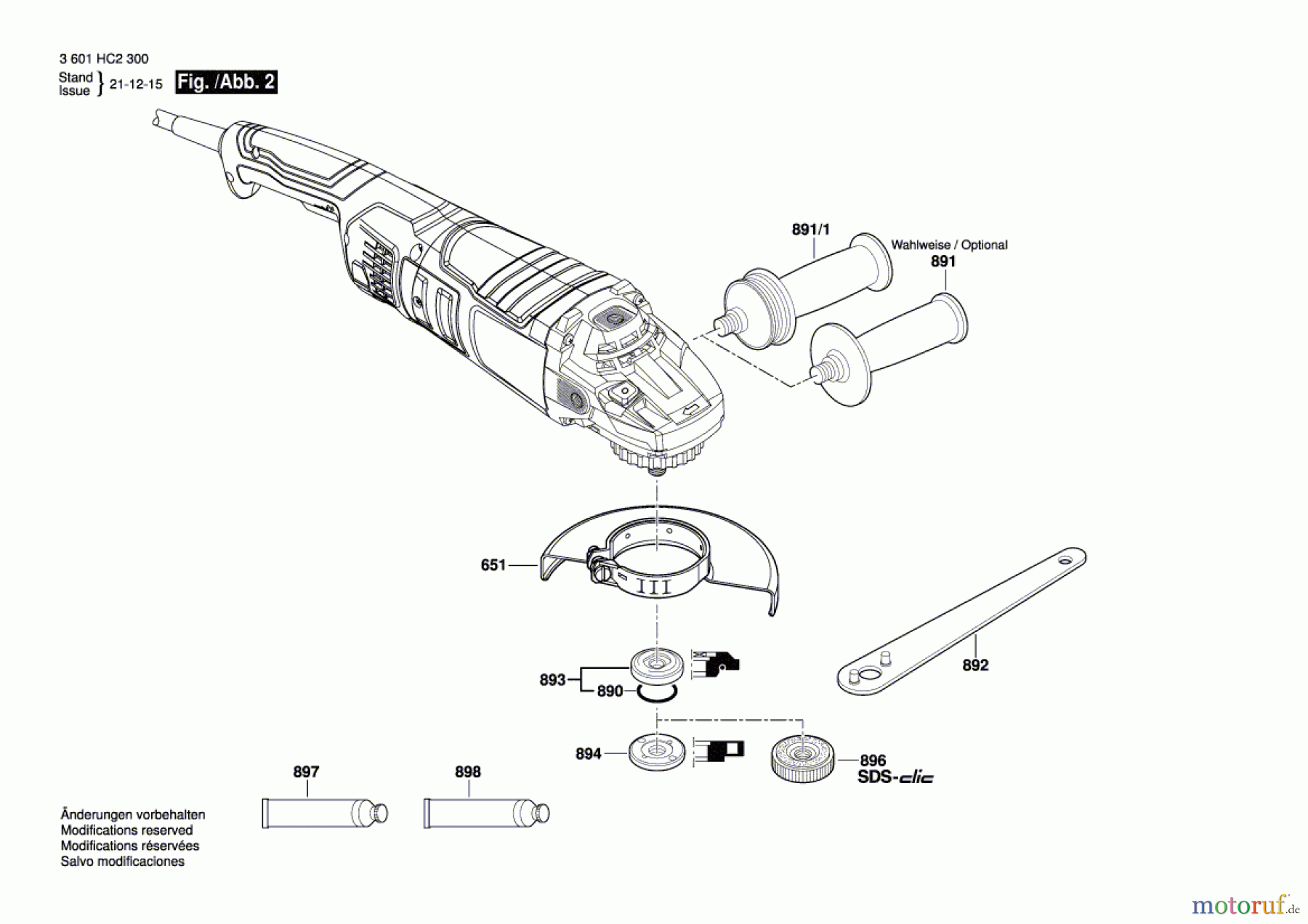  Bosch Werkzeug Winkelschleifer GWS 24-230 JZ Seite 2