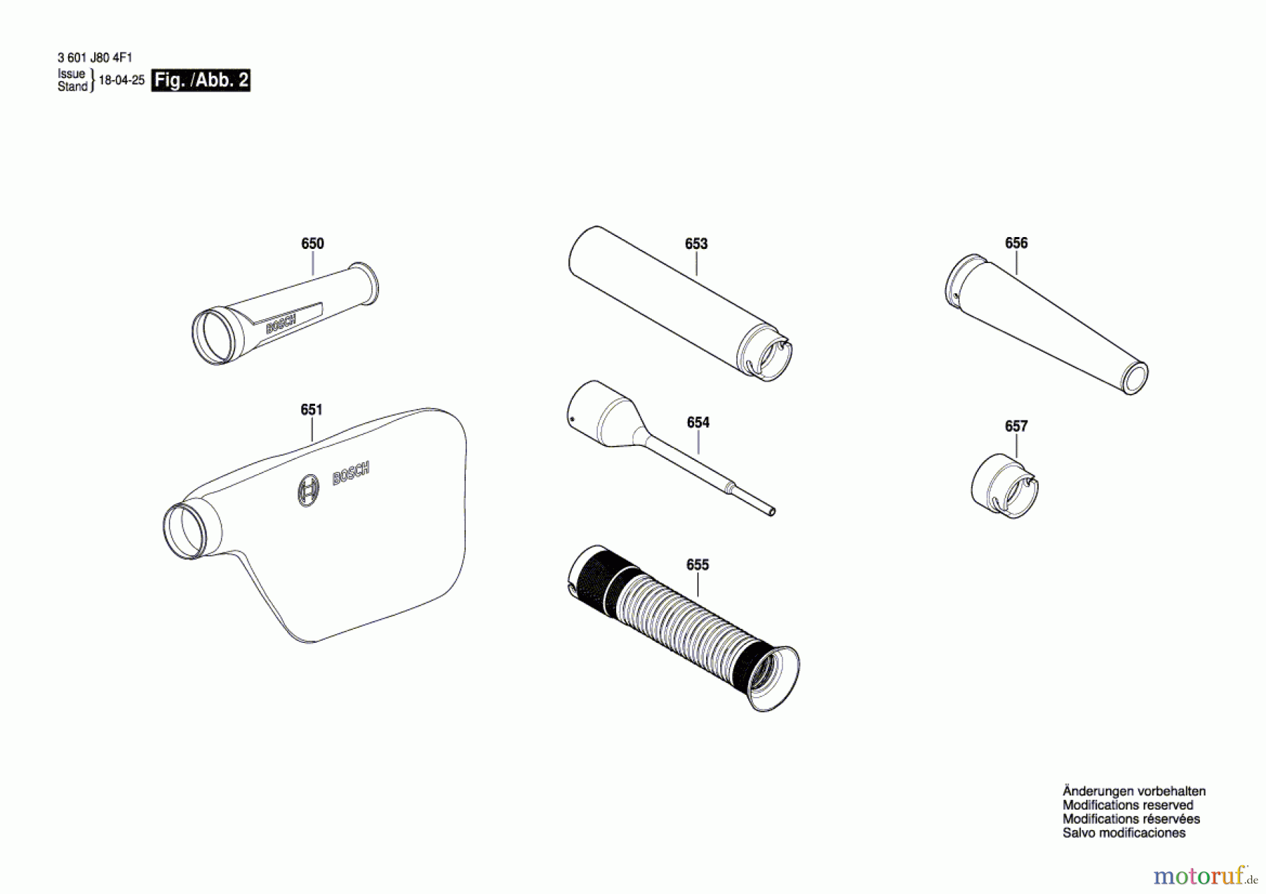  Bosch Werkzeug Druckgebläse GBL 800 E Seite 2