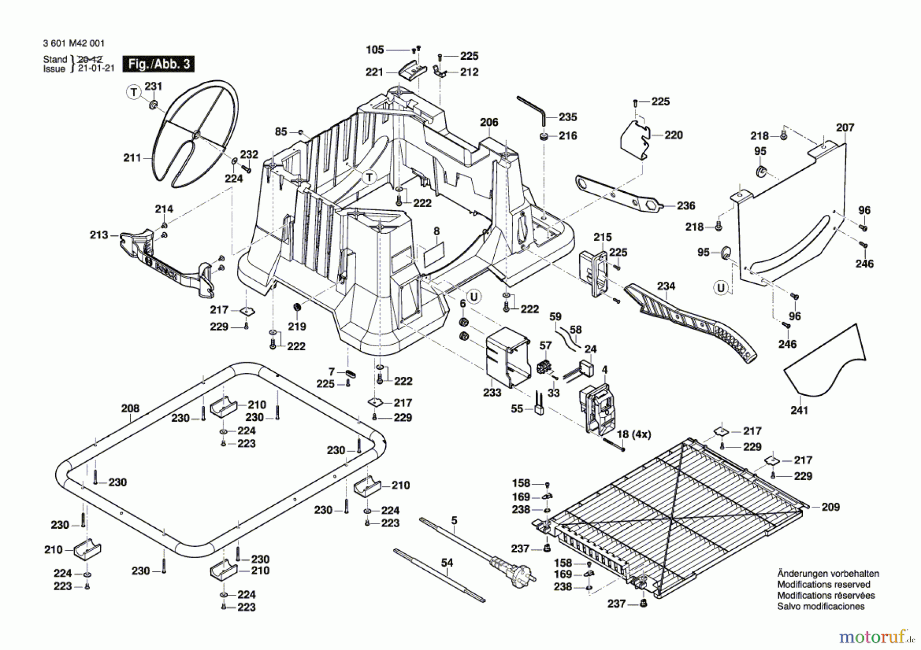  Bosch Werkzeug Tischkreissäge GTS 635-216 Seite 3