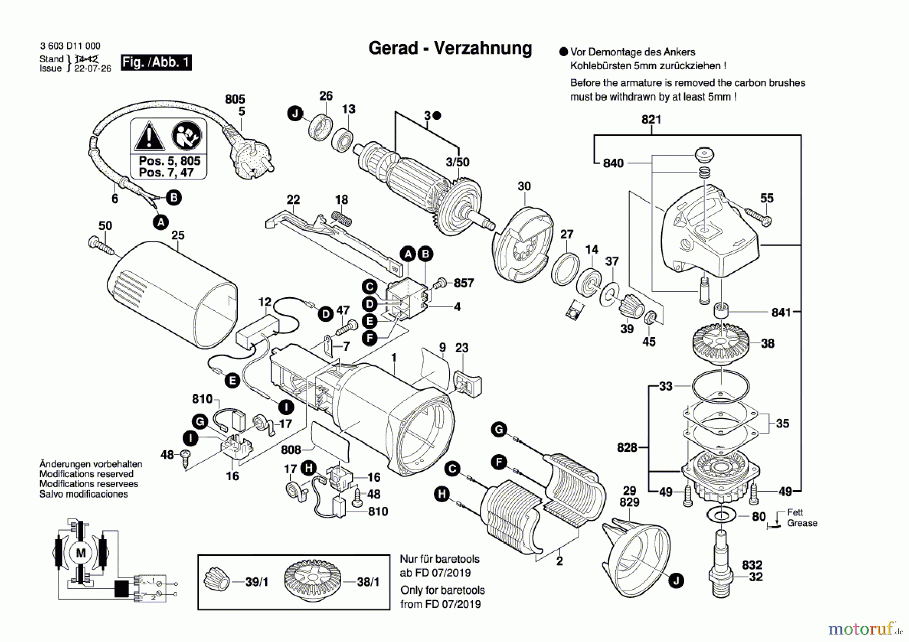  Bosch Werkzeug Winkelschleifer PWS 680 Seite 1