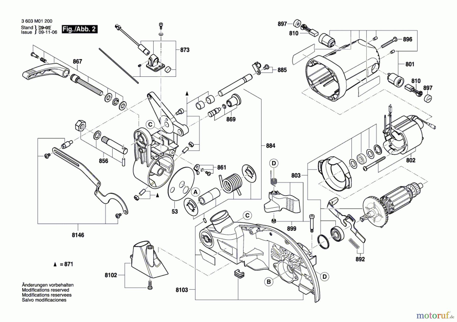  Bosch Werkzeug Kapp-/Gehrungssäge PCM 7 Seite 2