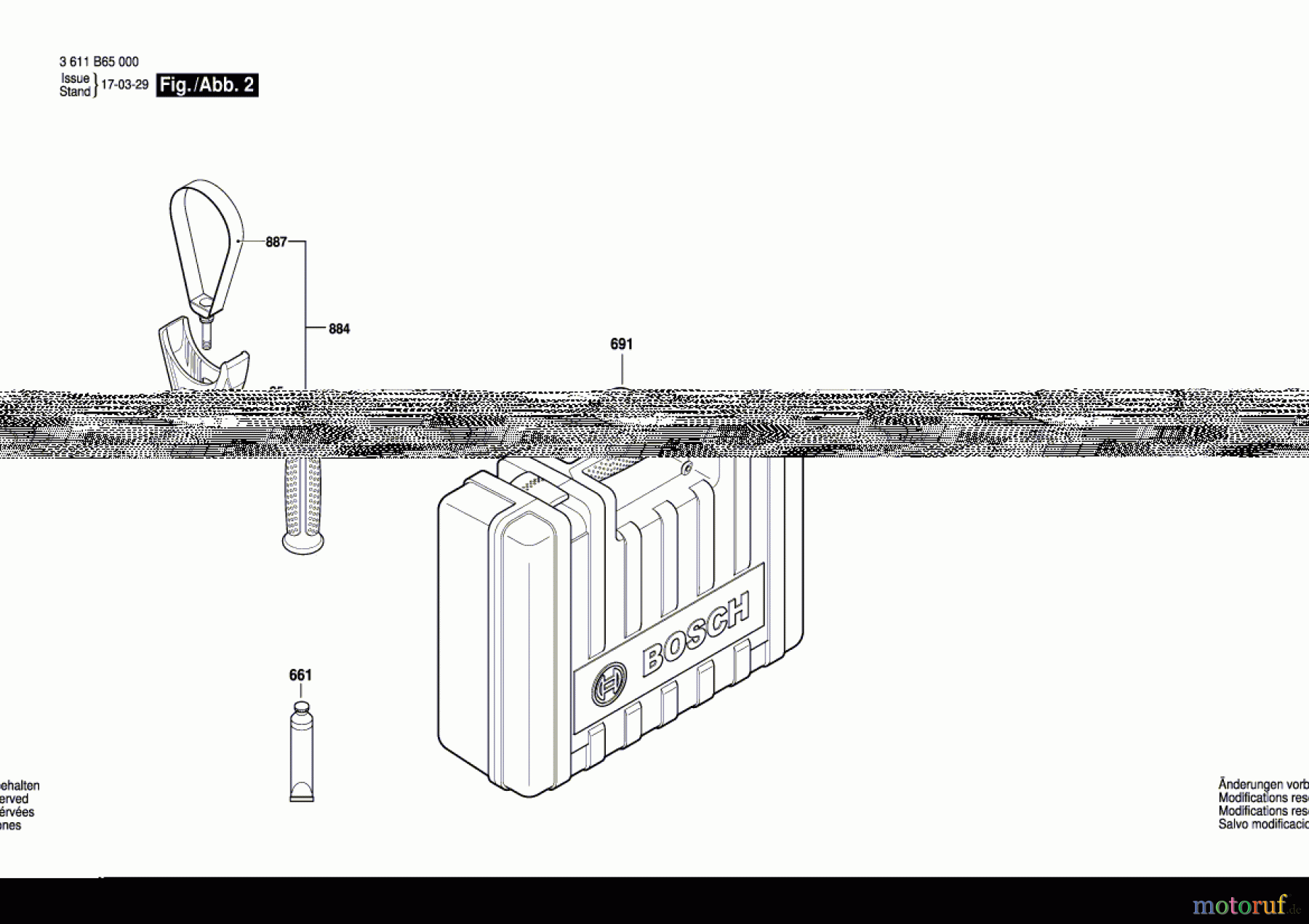  Bosch Werkzeug Bohrhammer GBH 8-45 DV Seite 2