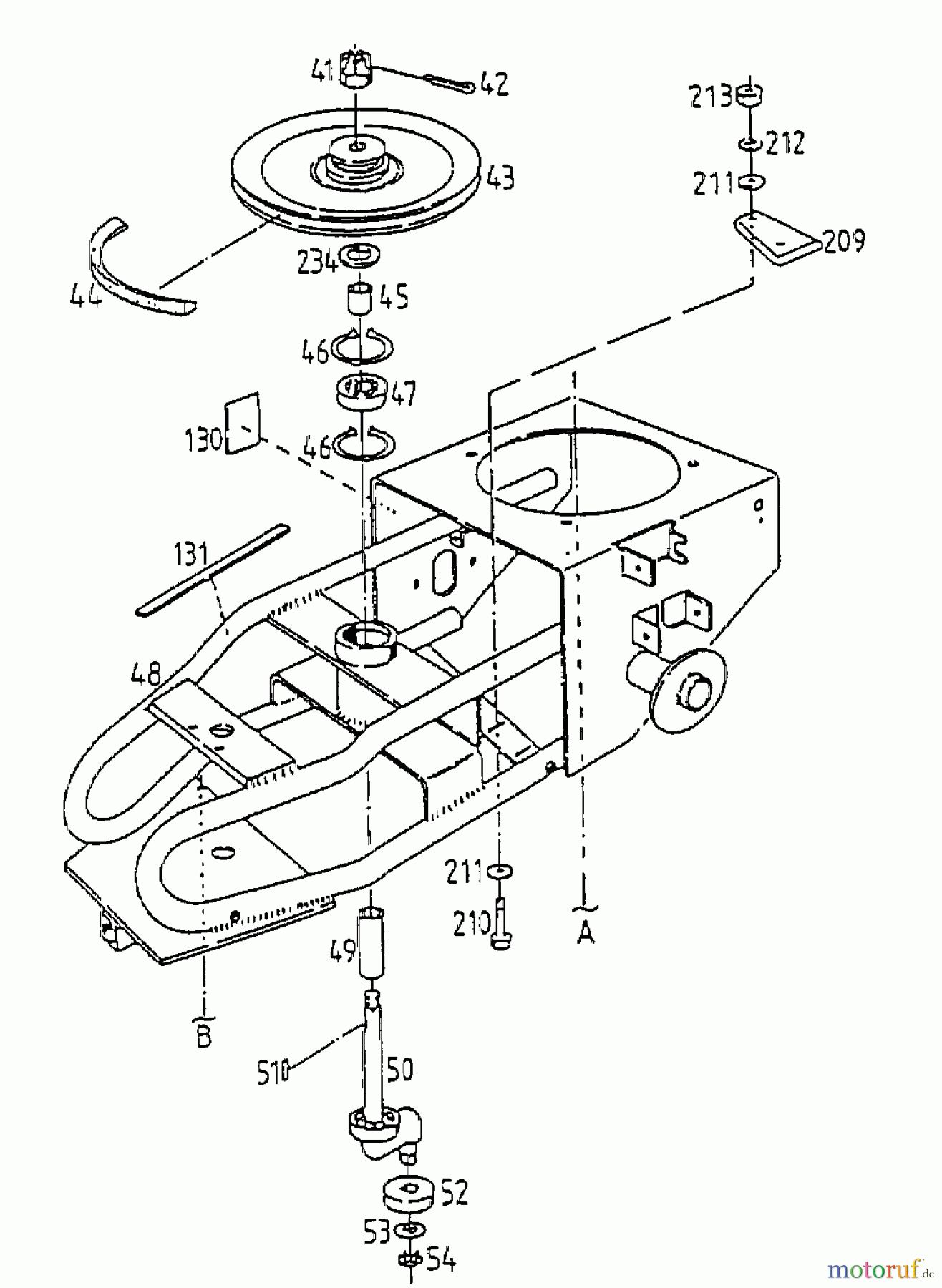  Gutbrod Balkenmäher BM 710 17A-710-604  (2000) Mähantrieb