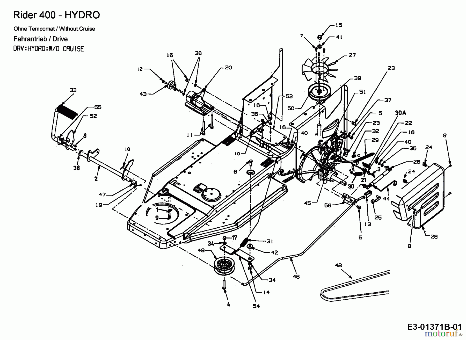  MTD Rasentraktoren JE 145 13AD498E678  (2000) Fahrantrieb, Pedale