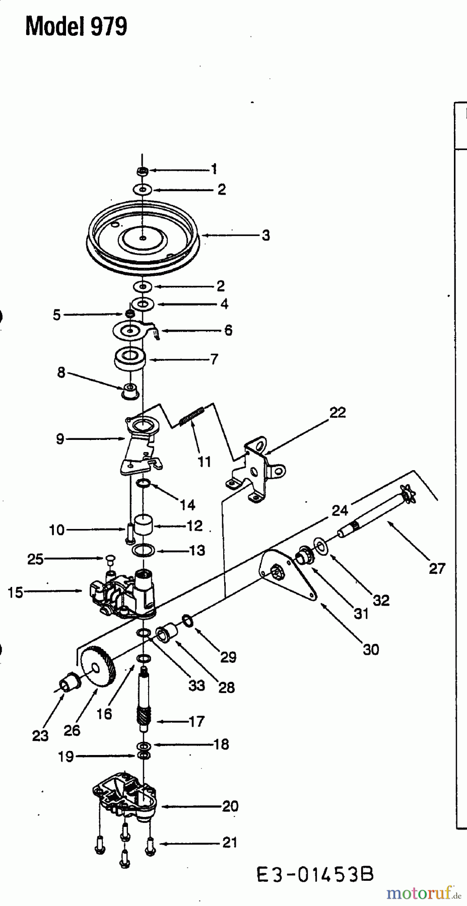  Yard-Man Motormäher mit Antrieb YM 6521 SME 12AE979M643  (2000) Getriebe