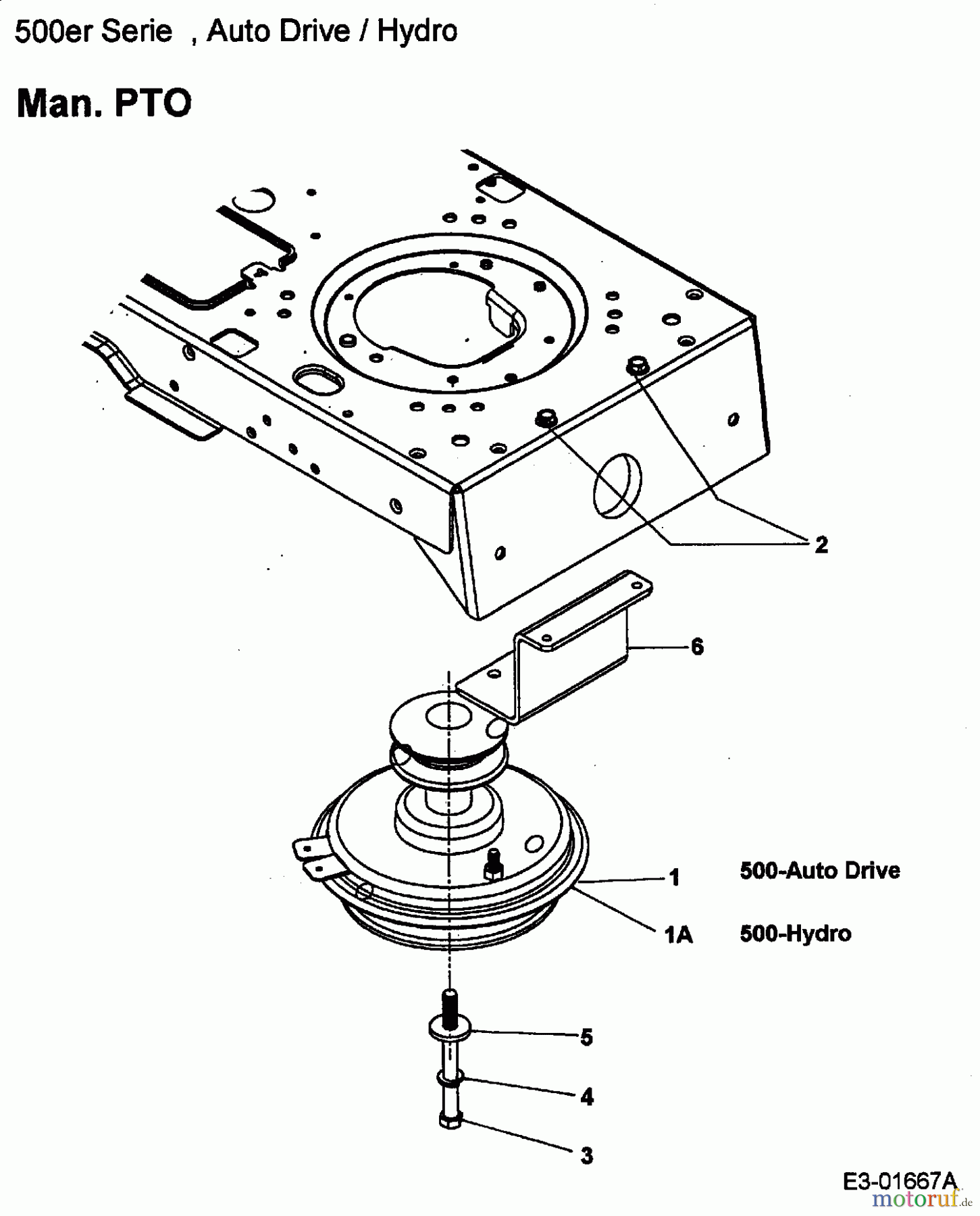  MTD Rasentraktoren SN 170 A 13AP518N678  (2002) Motorkeilriemenscheibe