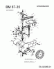 MTD BM 87-35 25A-FM0G678 (2009) Ersatzteile Fahrantrieb, Räder