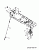 MTD 20/46 13AT77KT308 (2011) Listas de piezas de repuesto y dibujos Deck engagement, Engine pulley