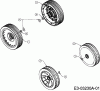 MTD SP 48 BM-6 12A-168R678 (2008) Spareparts Wheels