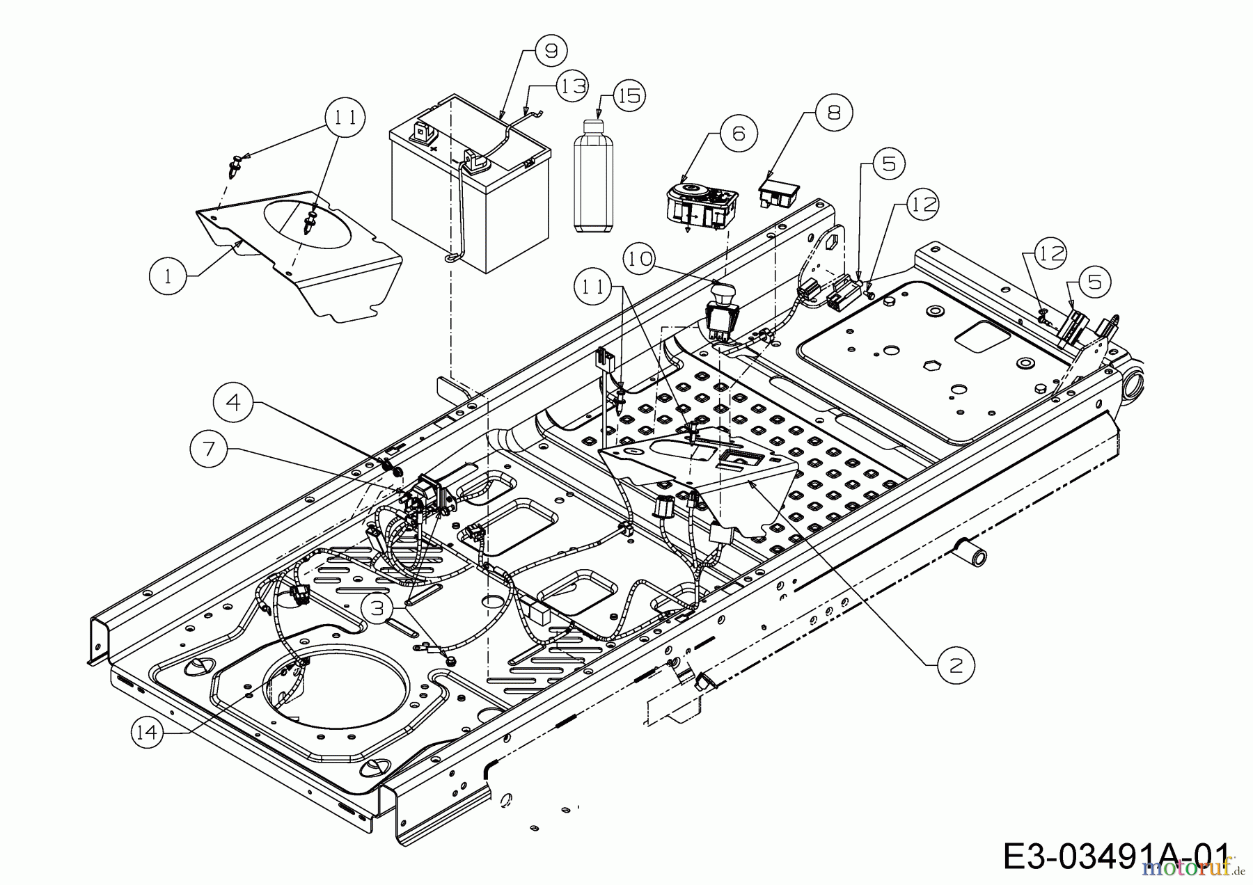 Cub Cadet Zero Turn Z-Force SZ 48 17AIDGHB603 (2014) Elektroteile