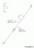 Wolf-Garten A 4600 11A-TOSC650 (2017) Listas de piezas de repuesto y dibujos Control cable brake