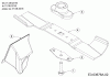 Mr.Gardener HW 46 B 11A-TN5C629 (2016) Ersatzteile Messer, Messeraufnahme, Mulchstopfen bis 31.08.2016