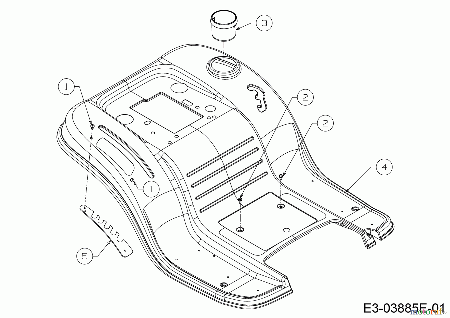  Cub Cadet Rasentraktoren CC 714 TC 13H276DC603  (2017) Sitzwanne