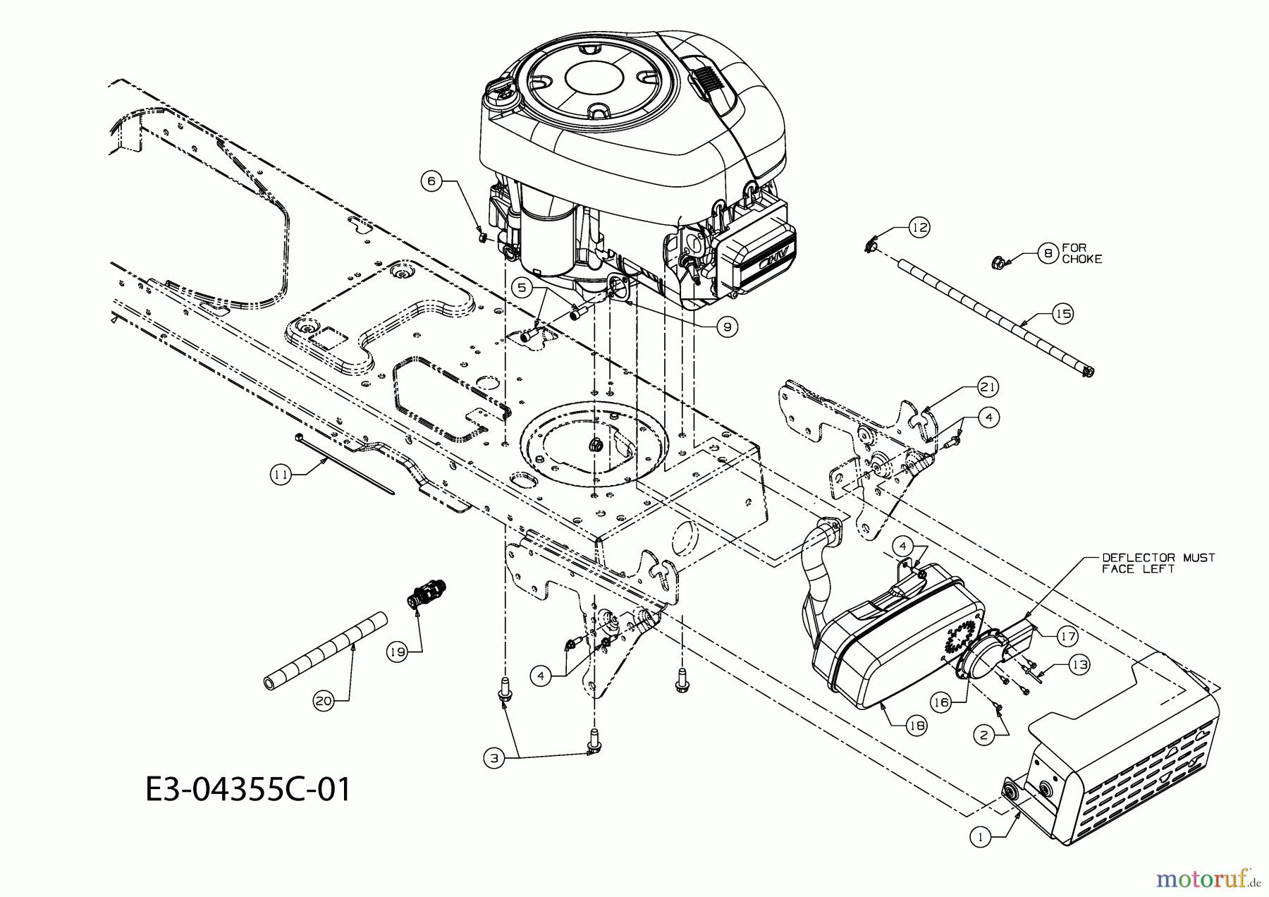  MTD Rasentraktoren JN 175 H 13BN493N676  (2010) Motorzubehör