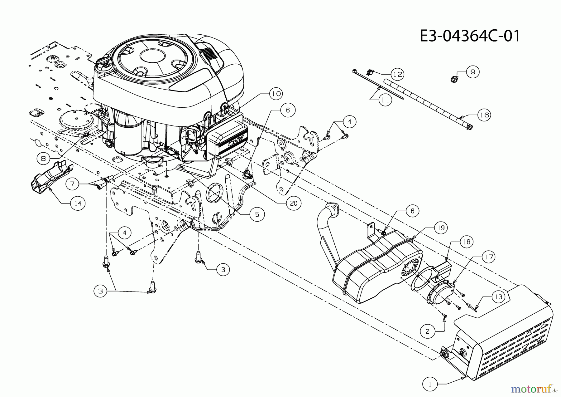  MTD Rasentraktoren LA 125 13RH773A600  (2010) Motorzubehör