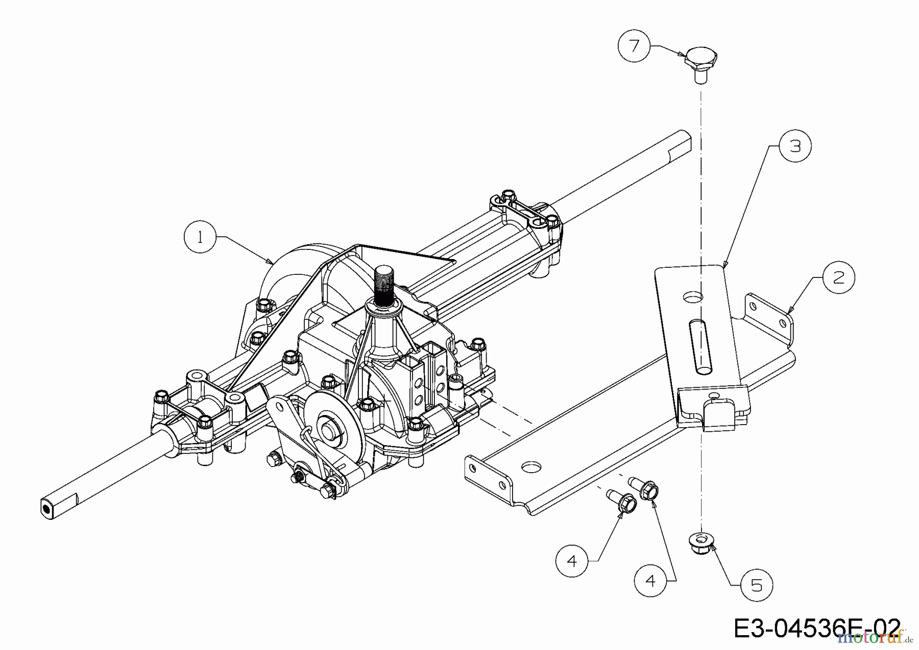 Cub Cadet Rasentraktoren CC 917 AF 13H890AF603 (2016) Getriebeträger, Halter Spannrolle