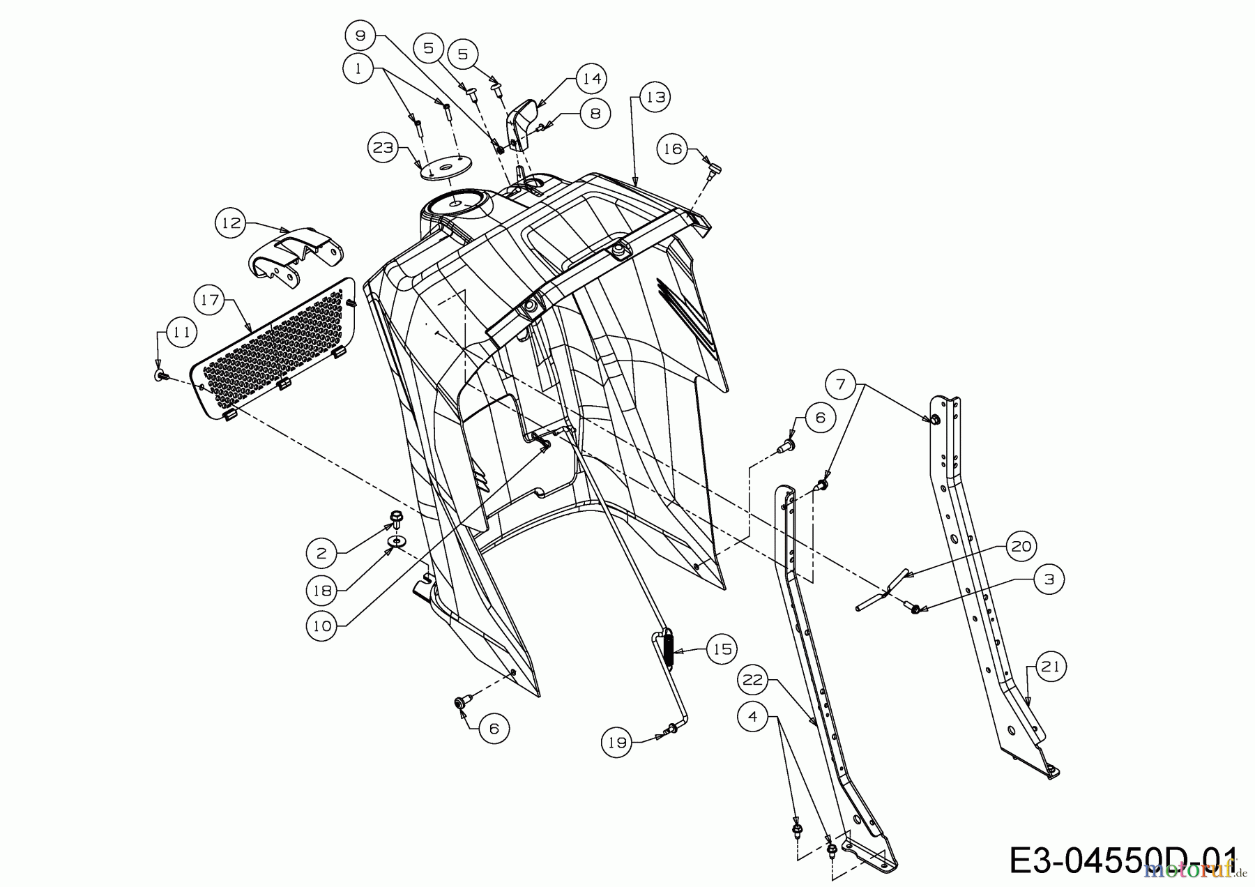  Cub Cadet Gartentraktoren CC 1224 KHP 14HQ94AP603  (2015) Armaturenbrett