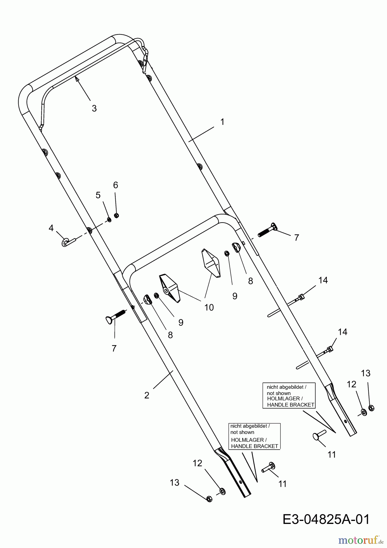  Black-Line Motormäher 4048 HWM 11A-V14M683  (2009) Holm