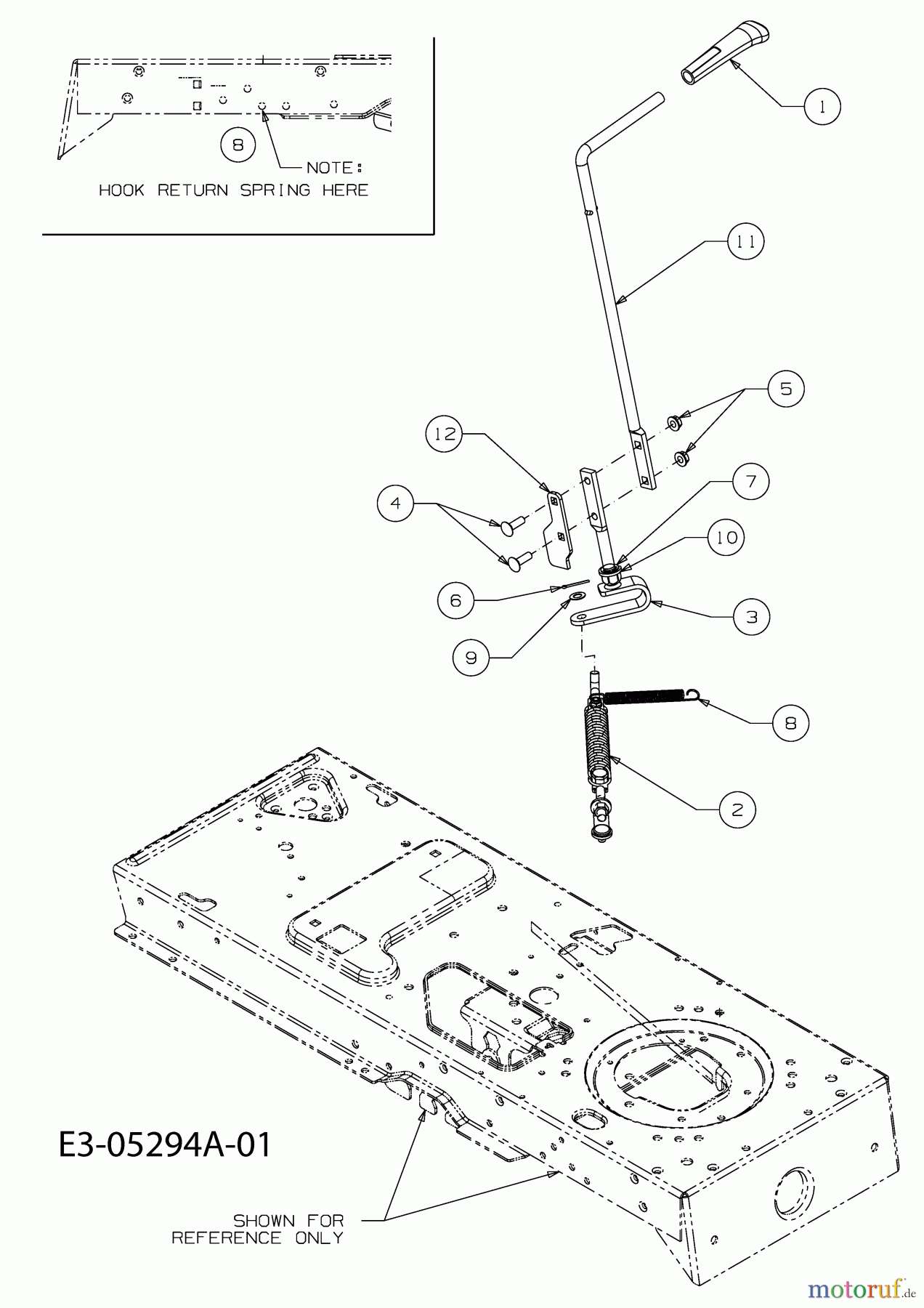  Champ Rasentraktoren CHAMP 25-105 13AI517N679  (2010) Mähwerkseinschaltung
