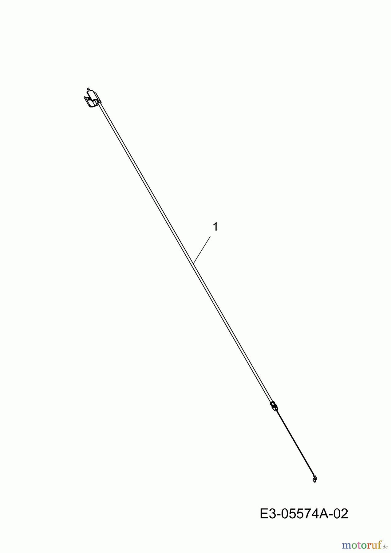  Cub Cadet Motormäher CC 46 MB 11D-700G603  (2012) Bremszug bis 24.01.2012