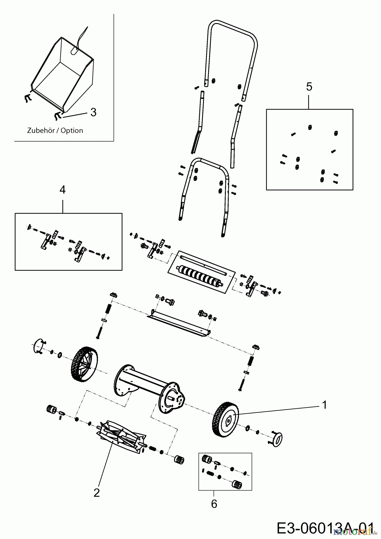  Wolf-Garten Spindelmäher TT 300 S 3621000  (2011) Grundgerät