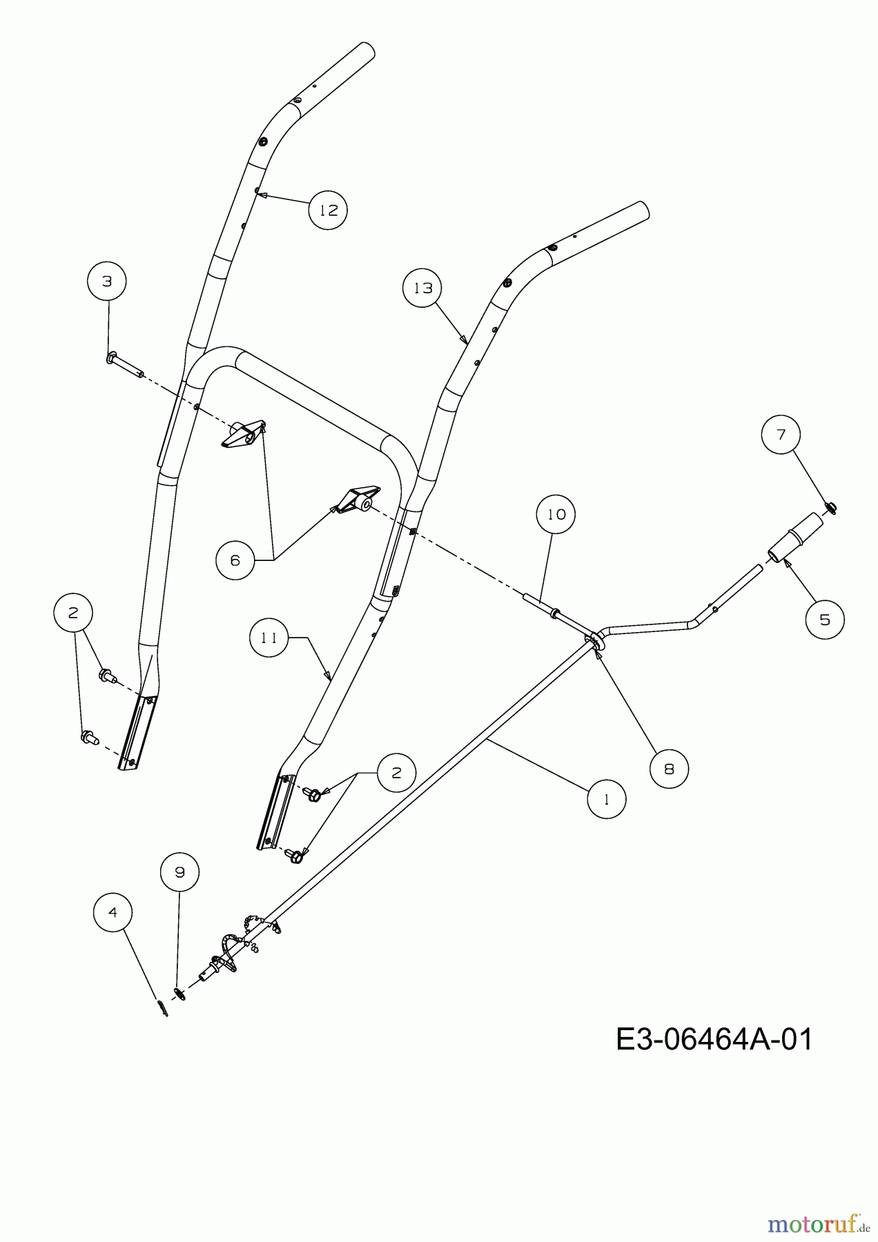  MTD Schneefräsen M 61 31A-62C2678  (2014) Holm