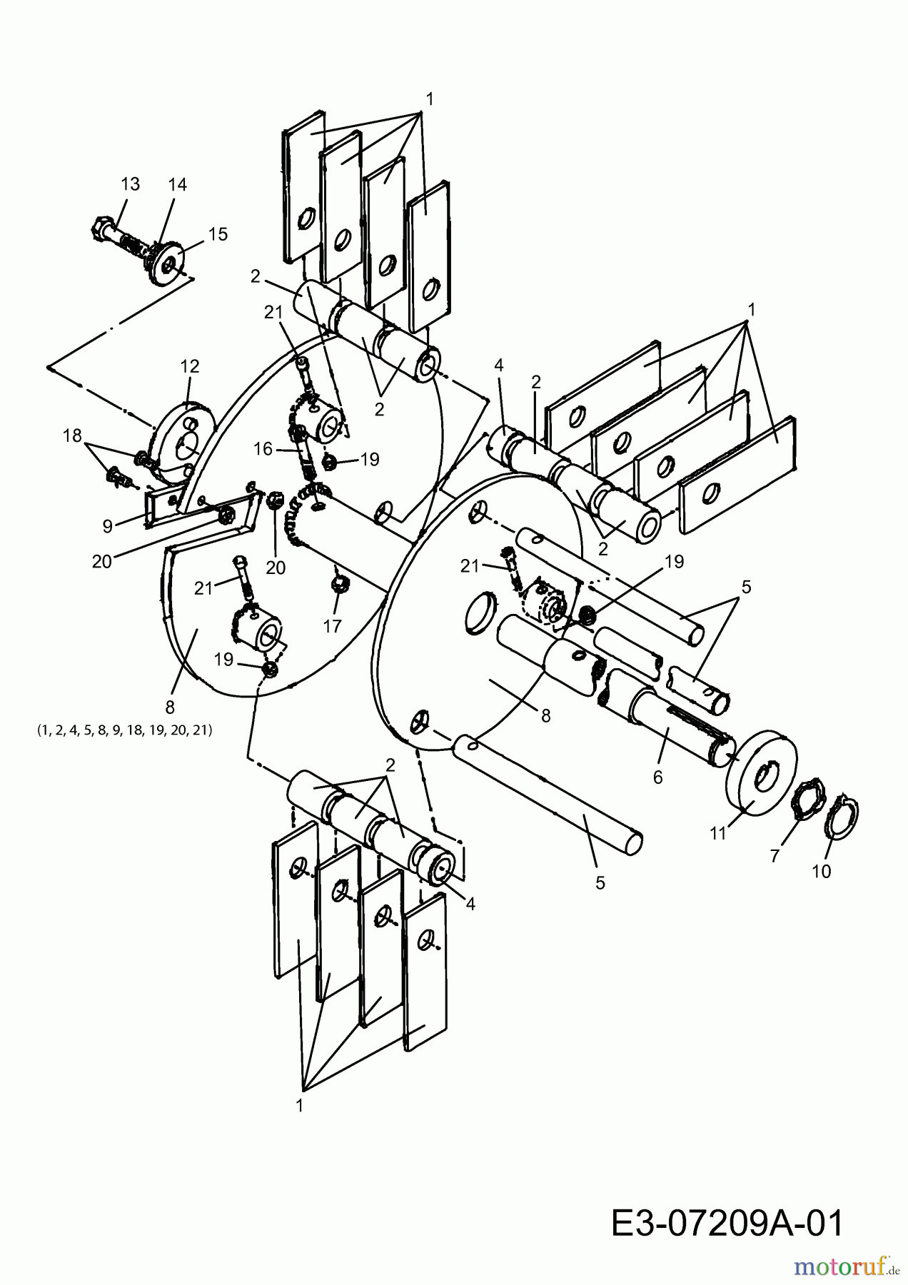  Häcksler Chip-N-Shred 09862  (2009) Schneidsystem