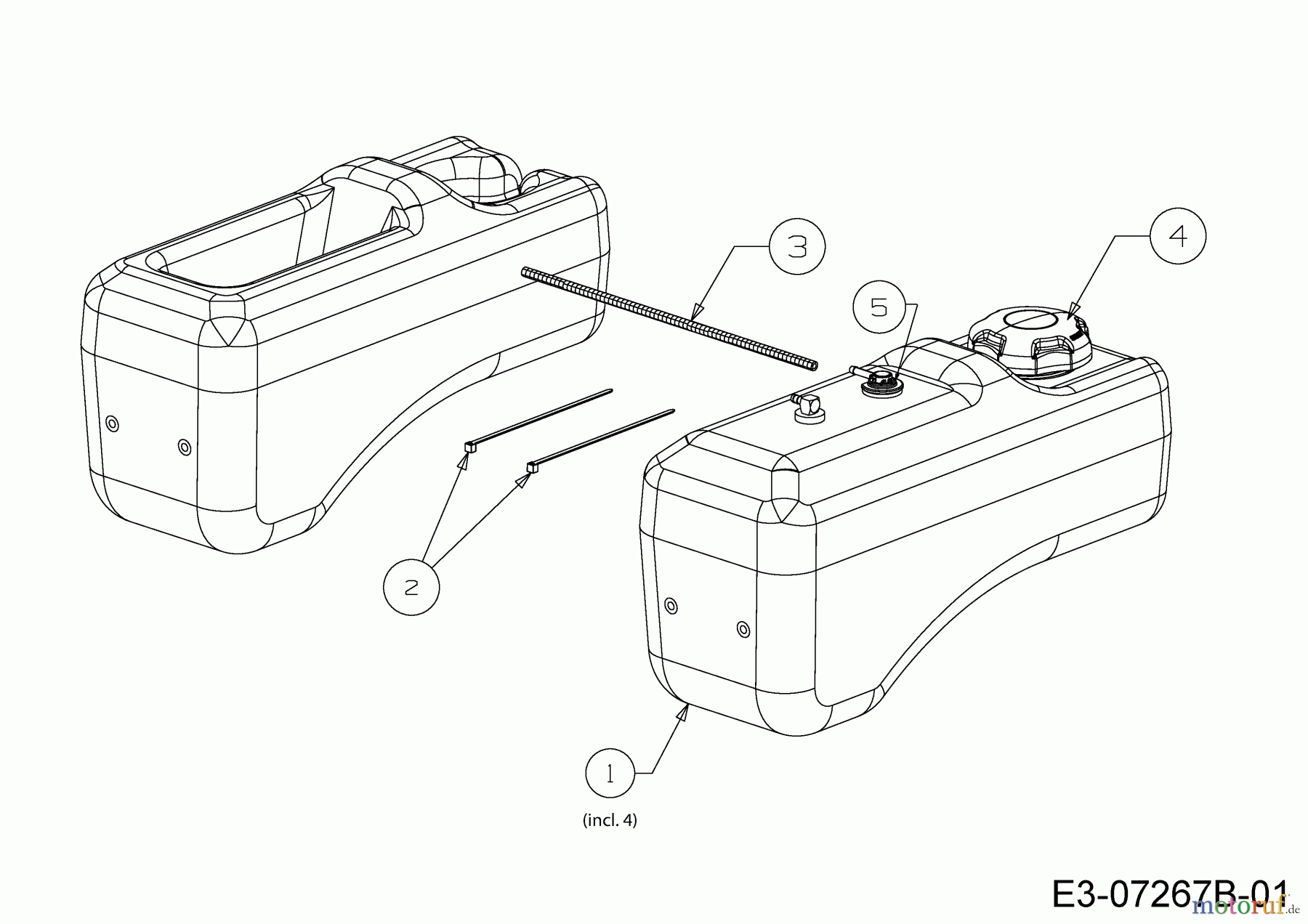  Cub Cadet Zero Turn Z-Force S 54 17AI5GHC010  (2014) Tank