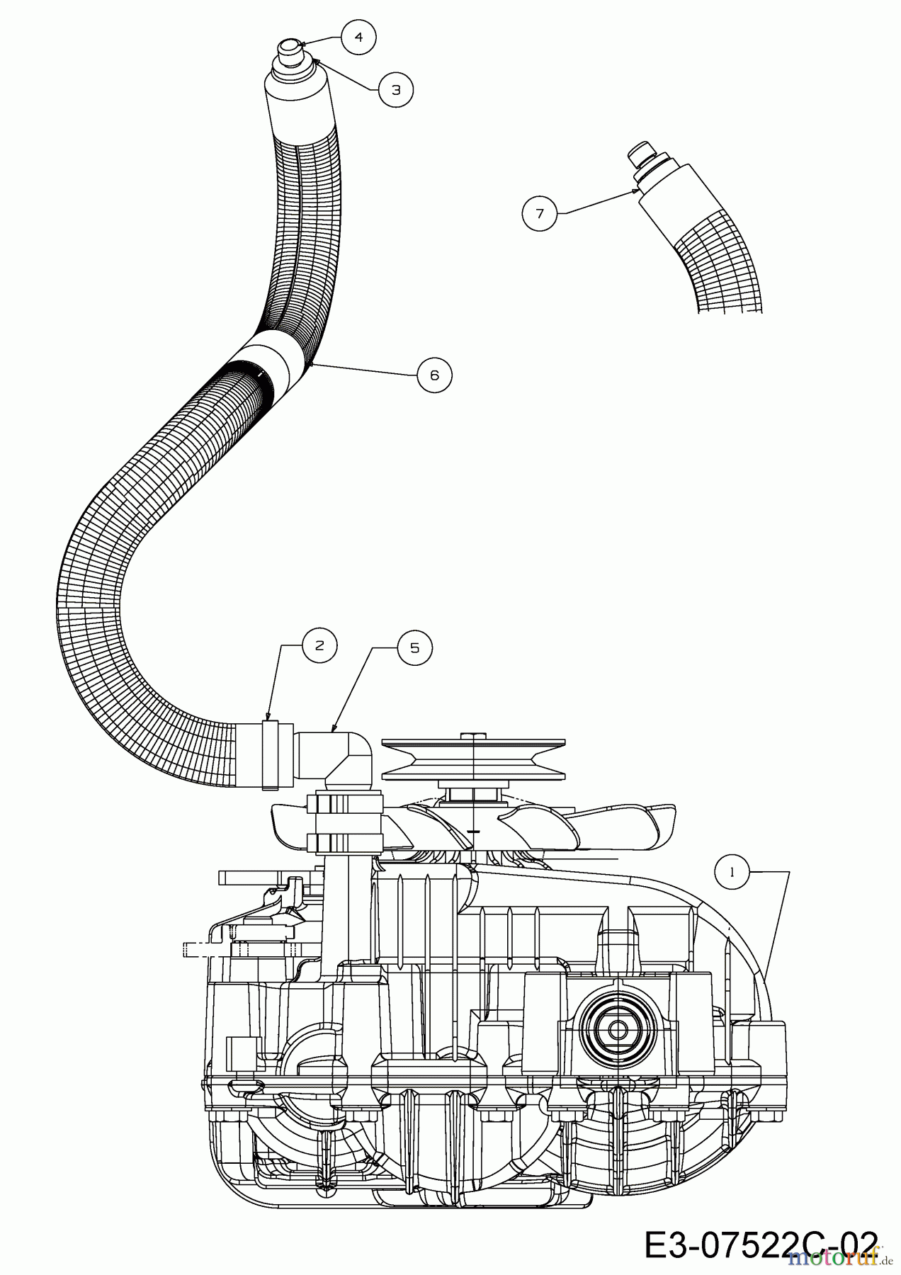  Massey Ferguson Rasentraktoren MF 41-22 RD 13HP91GN695  (2015) Ausgleichsbehälter, Hydrostat