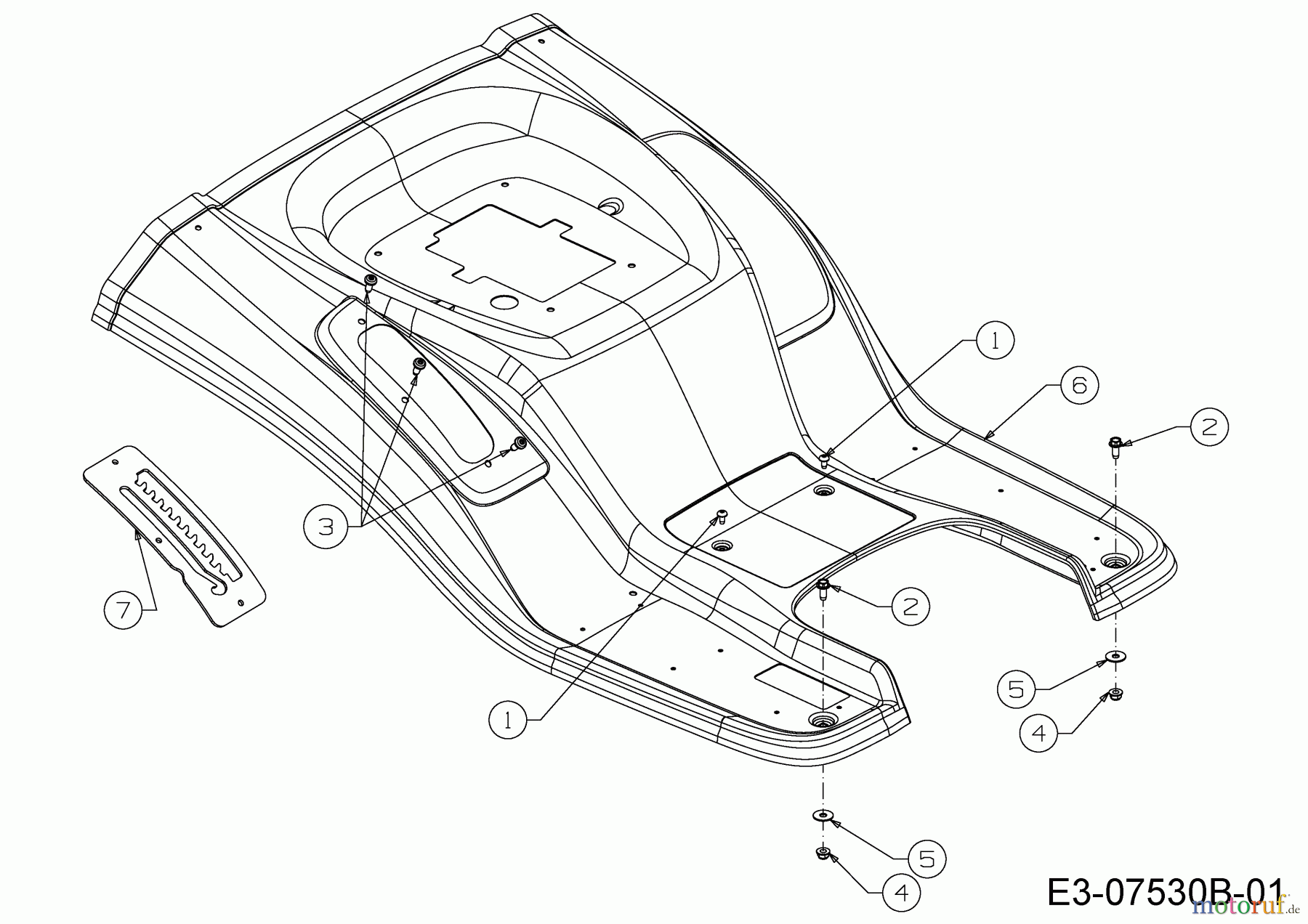  Okay Rasentraktoren Master Cut 105-15/200 H 13HU99KN675  (2015) Sitzwanne