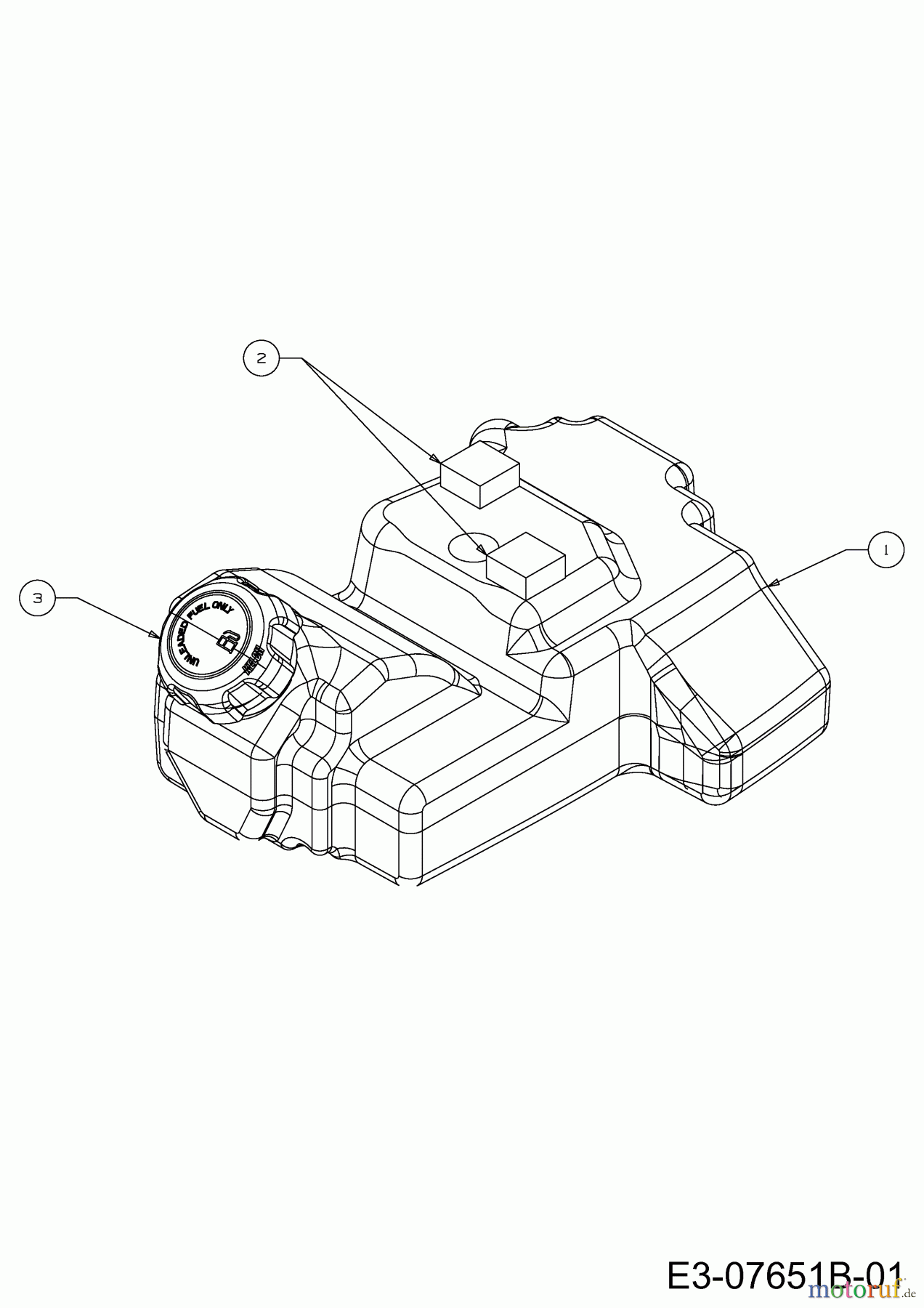  MTD Rasentraktoren Minirider 76 RDE 13A226SD600  (2015) Tank